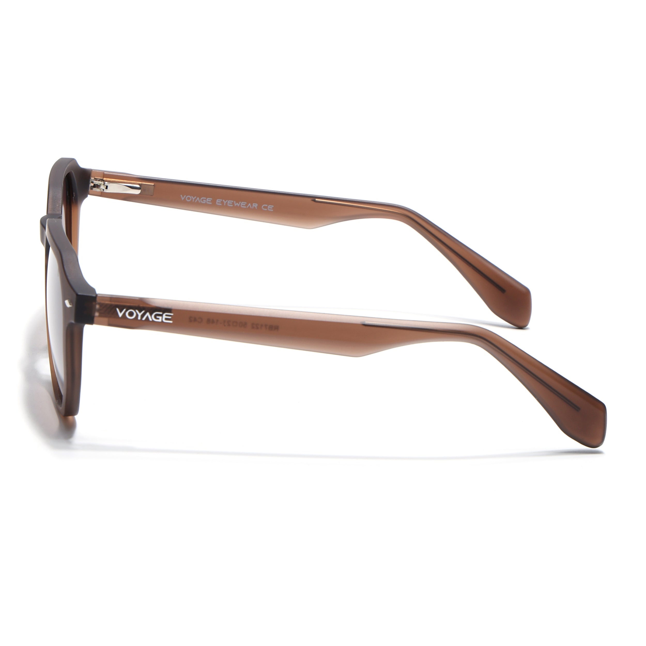Prizm | Brown Hexagonal Polarized Sunglasses | Brown & Clear Lens - PMG7271
