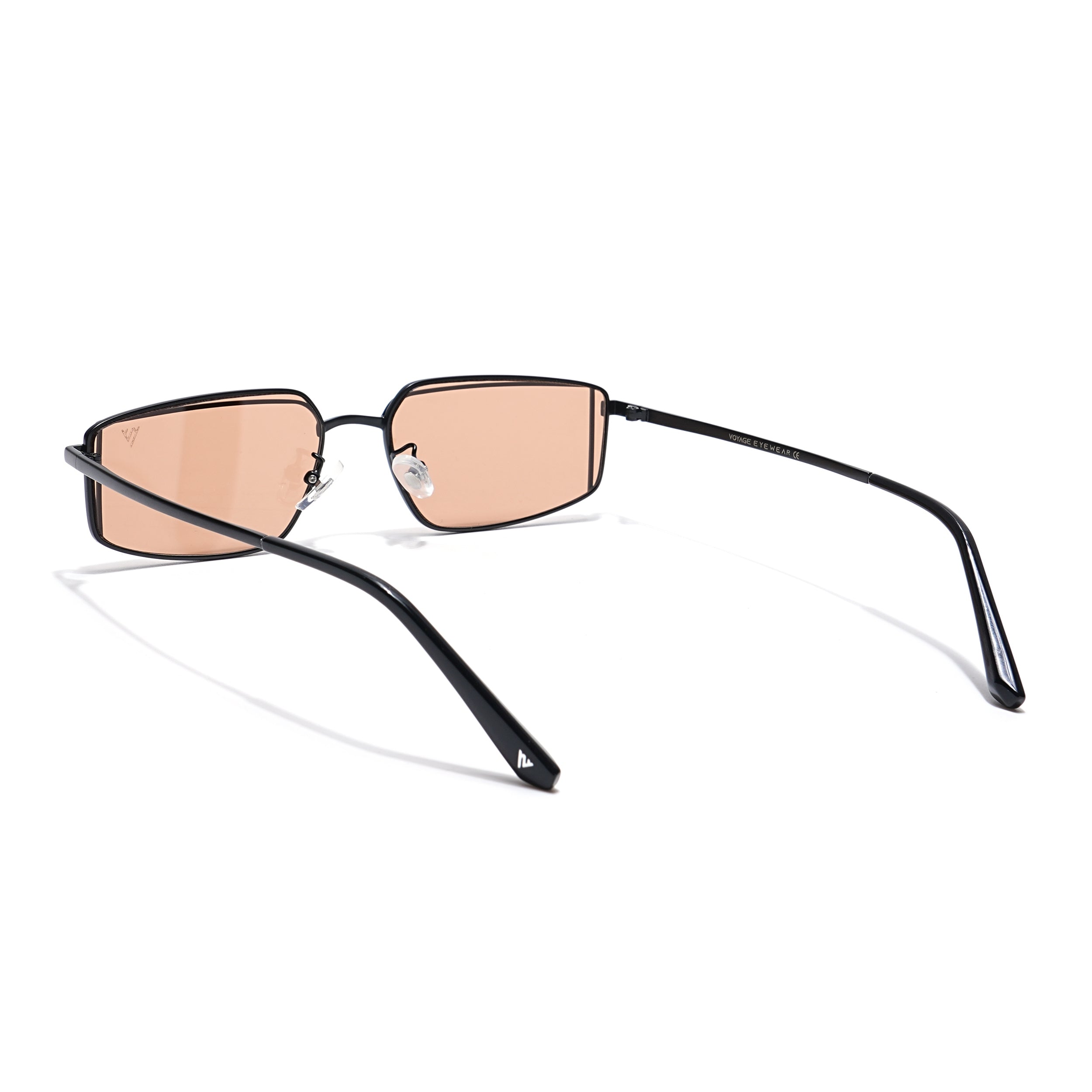 Voyage Select Rectangle Sunglasses (Brown Lens | Black Frame - SLMG6288)