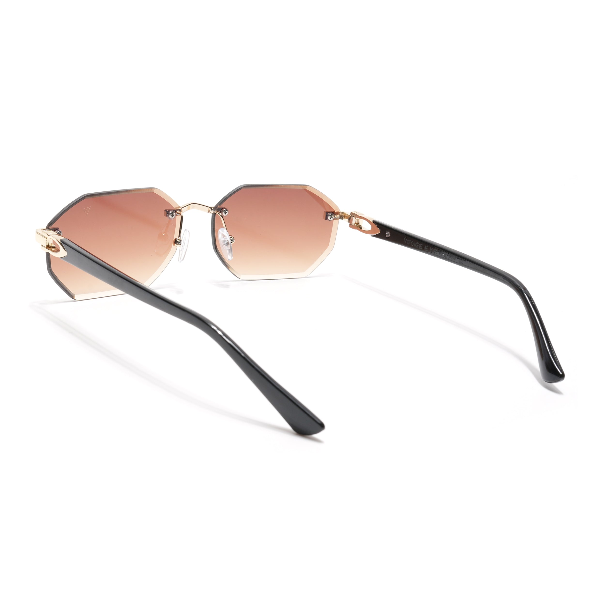 Slayr | Brown Rimless Sunglasses | MG7045
