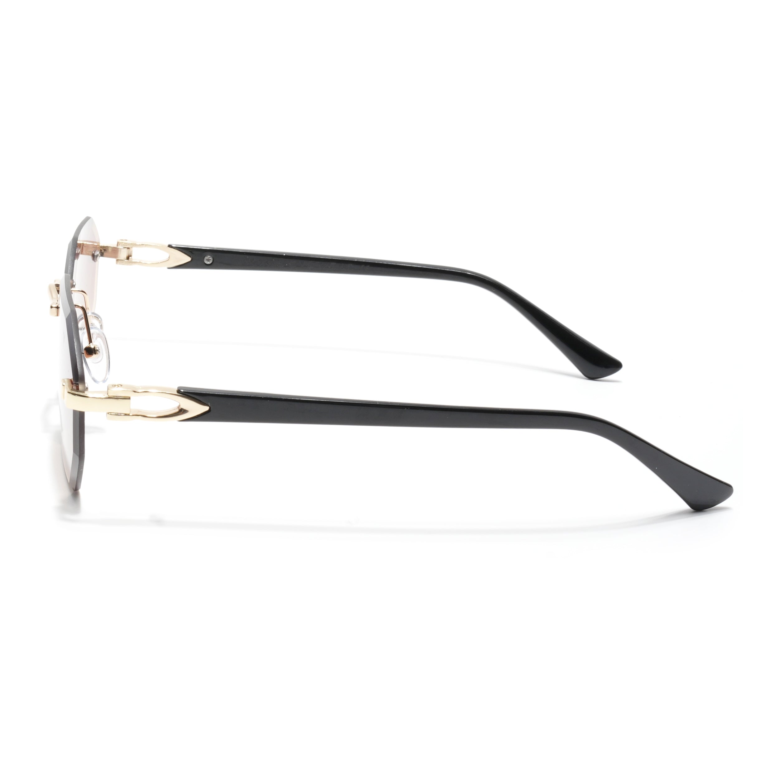 Slayr | Brown Rimless Sunglasses | MG7045