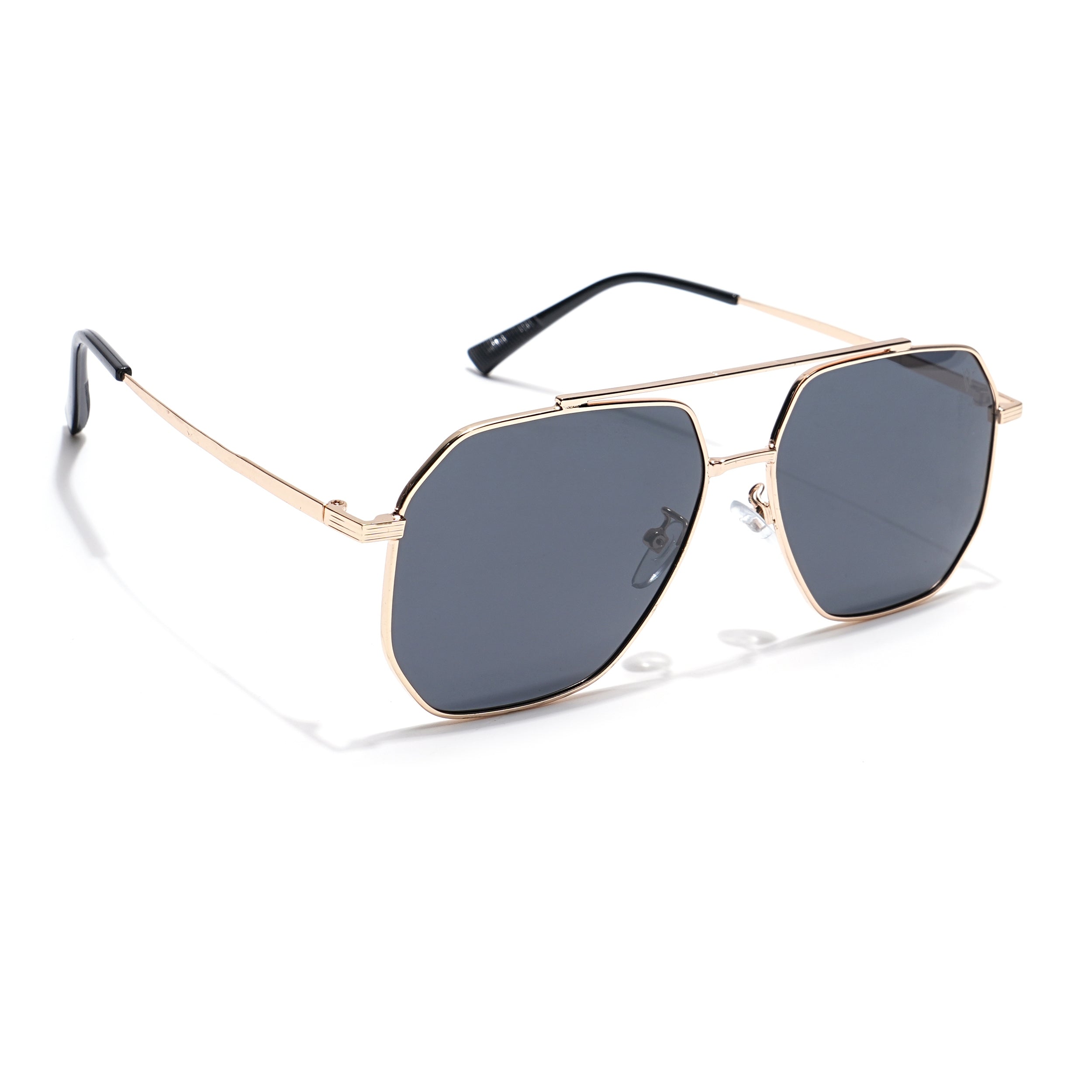 Wayfarer Sunglasses (Black Lens | Golden Frame - PMG6098)