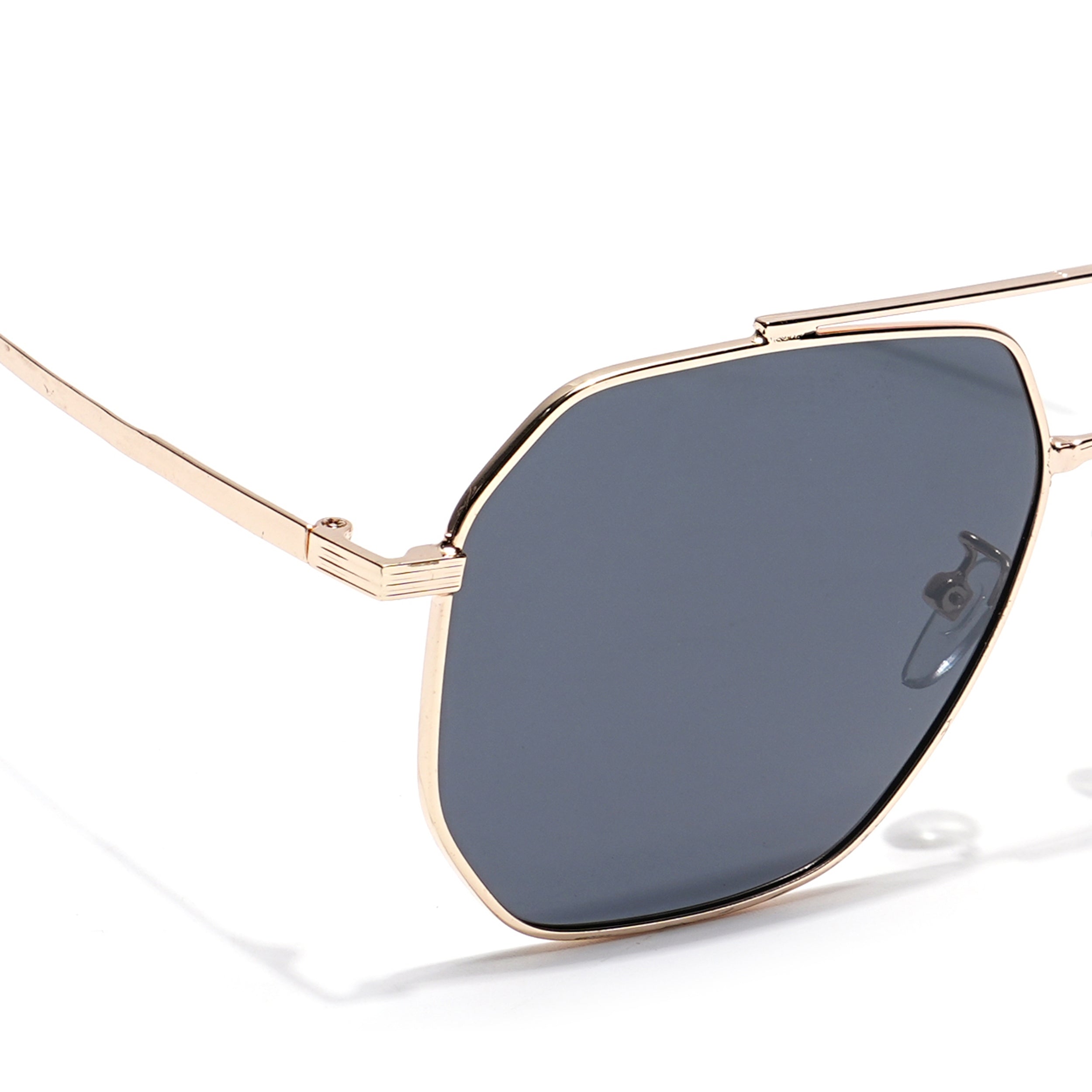 Wayfarer Sunglasses (Black Lens | Golden Frame - PMG6098)