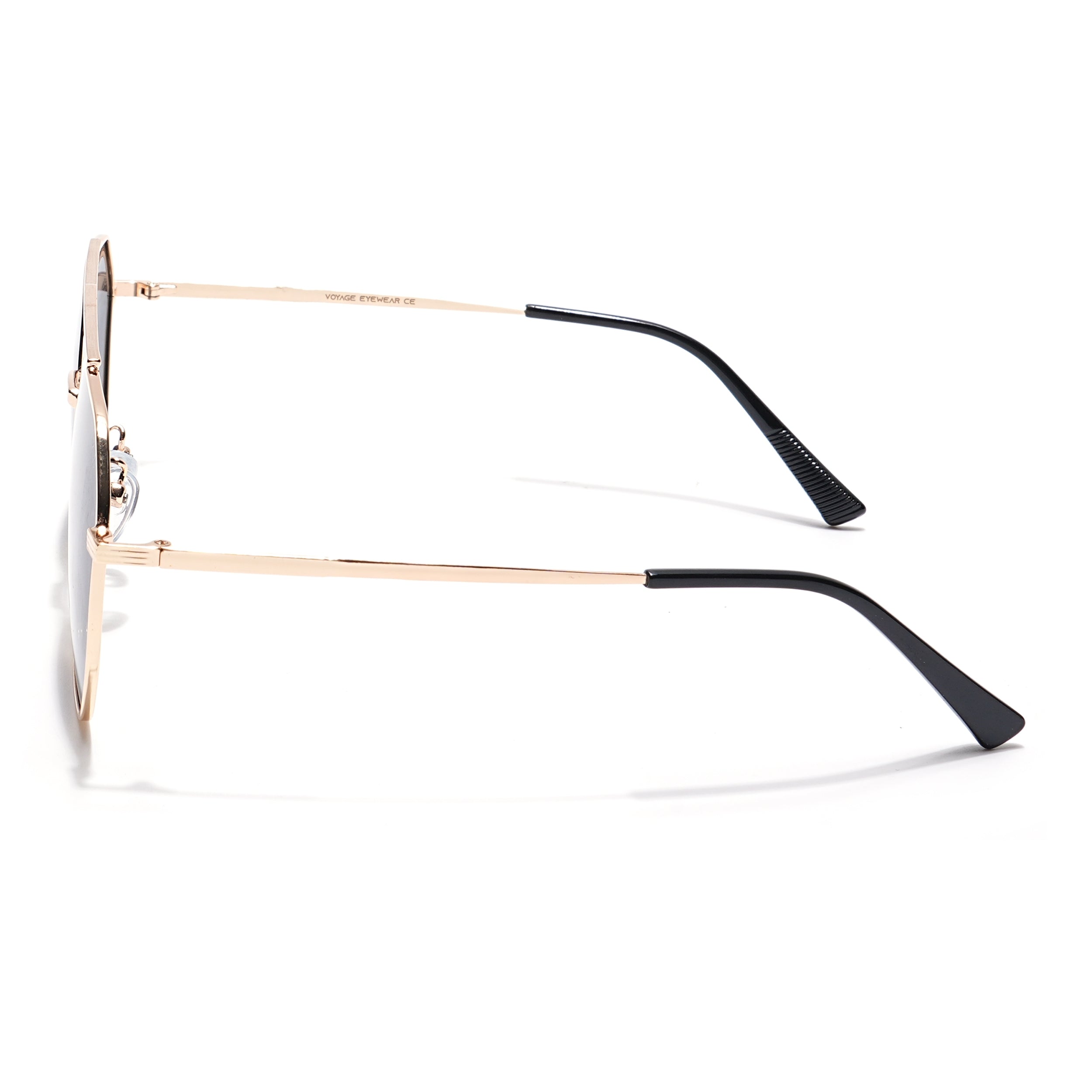 Wayfarer Sunglasses (Black Lens | Golden Frame - PMG6098)