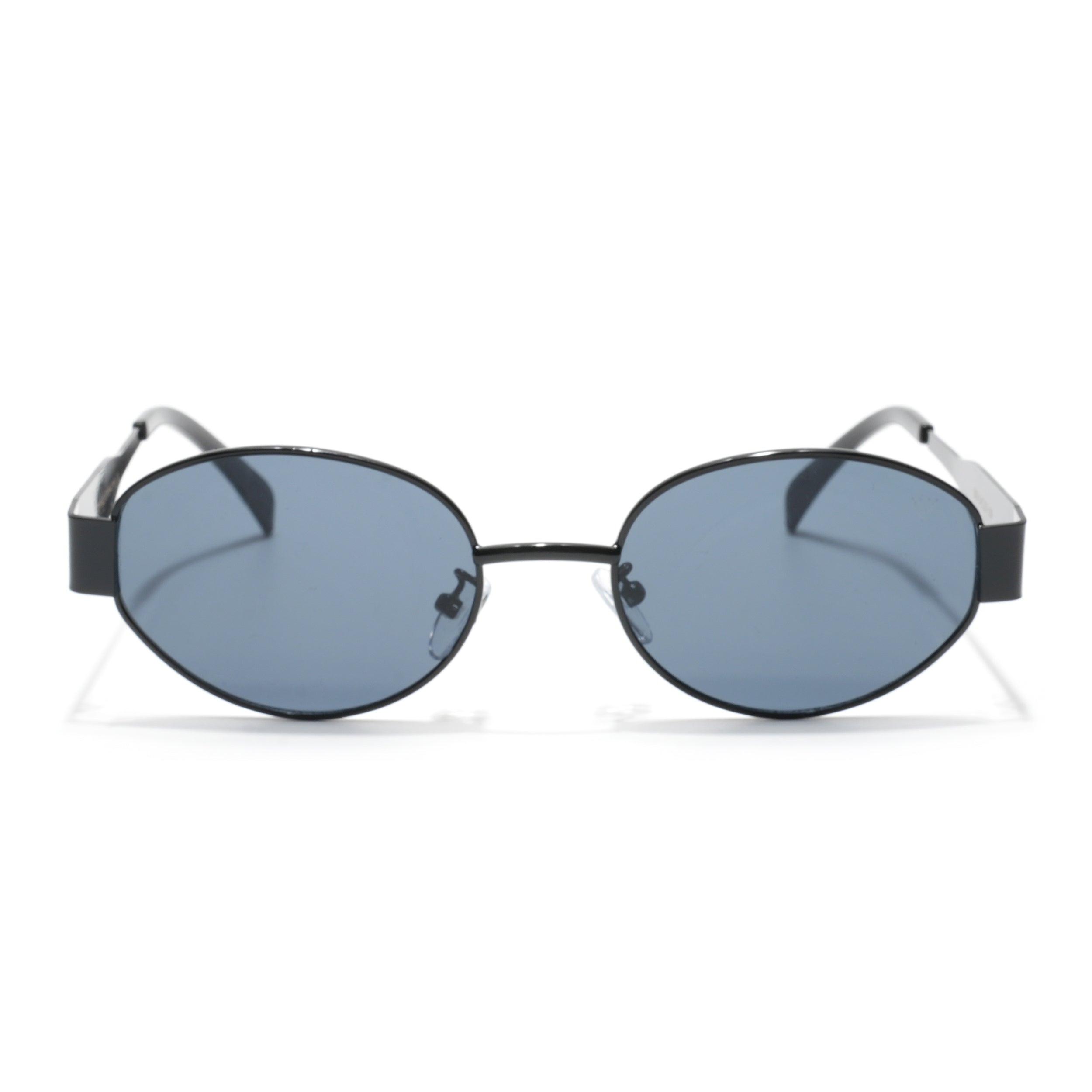 Sierra | Black Oval Sunglasses | Grey Lens - MG7038