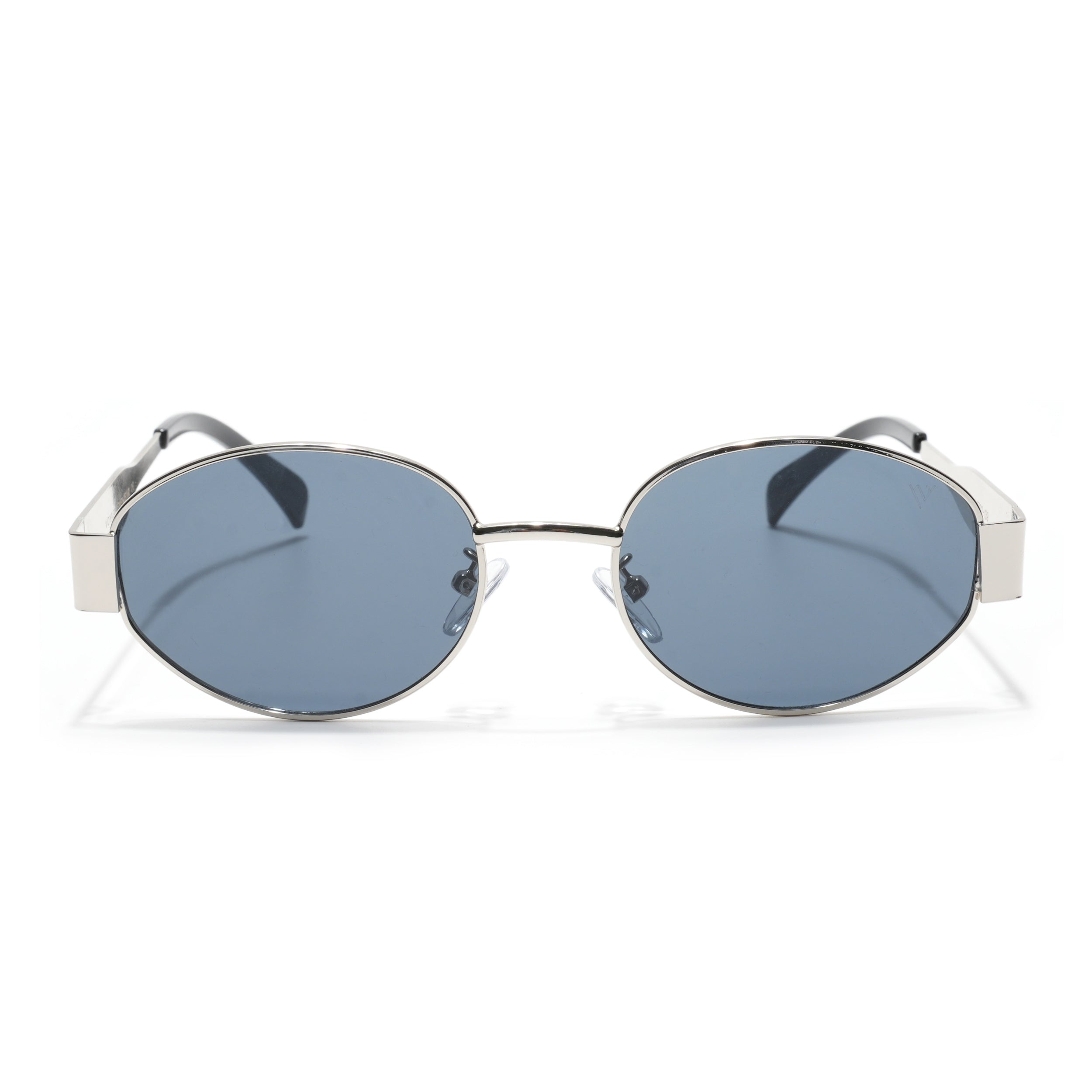 Sierra | Silver Oval Sunglasses | Grey Lens - MG7039
