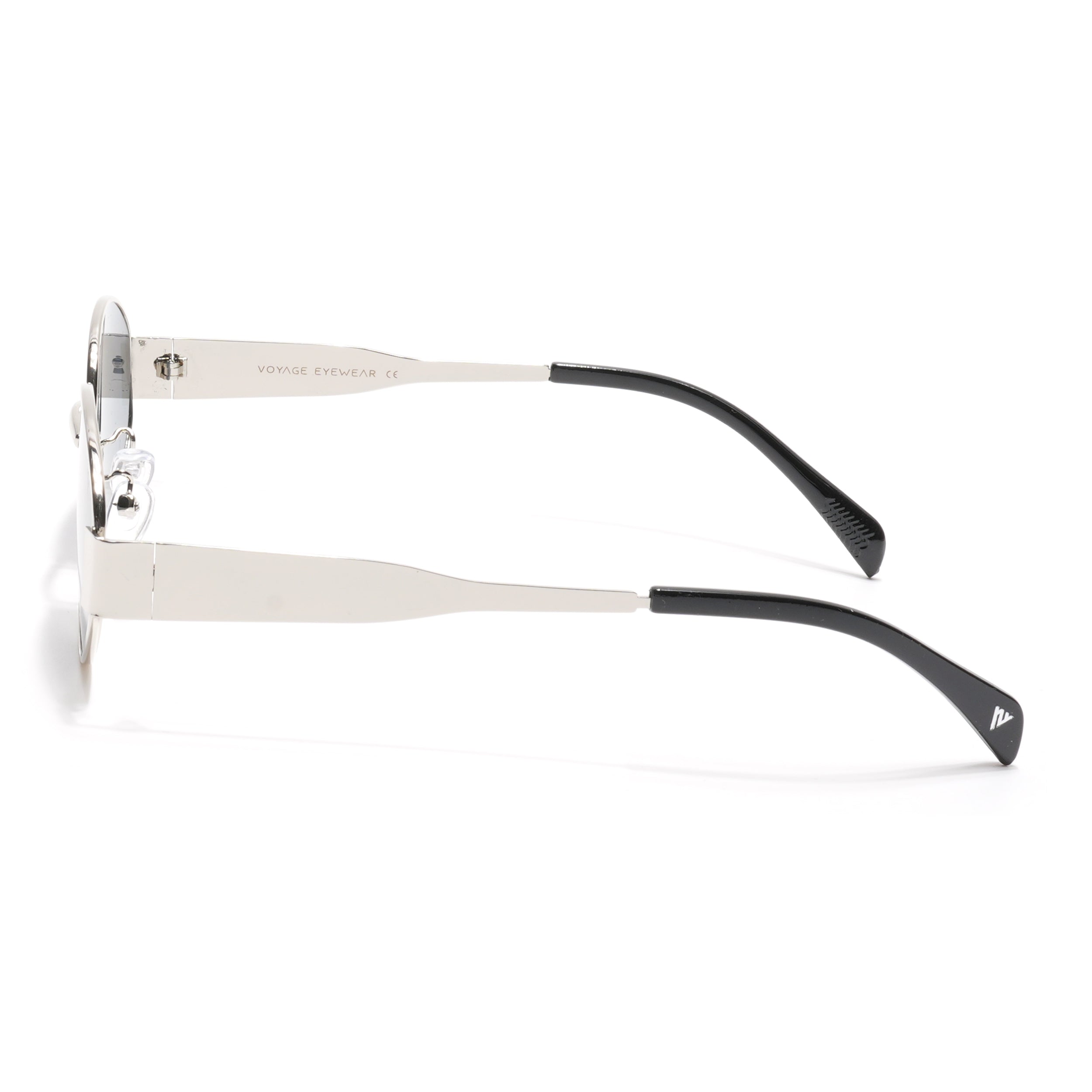 Sierra | Silver Oval Sunglasses | Grey Lens - MG7039