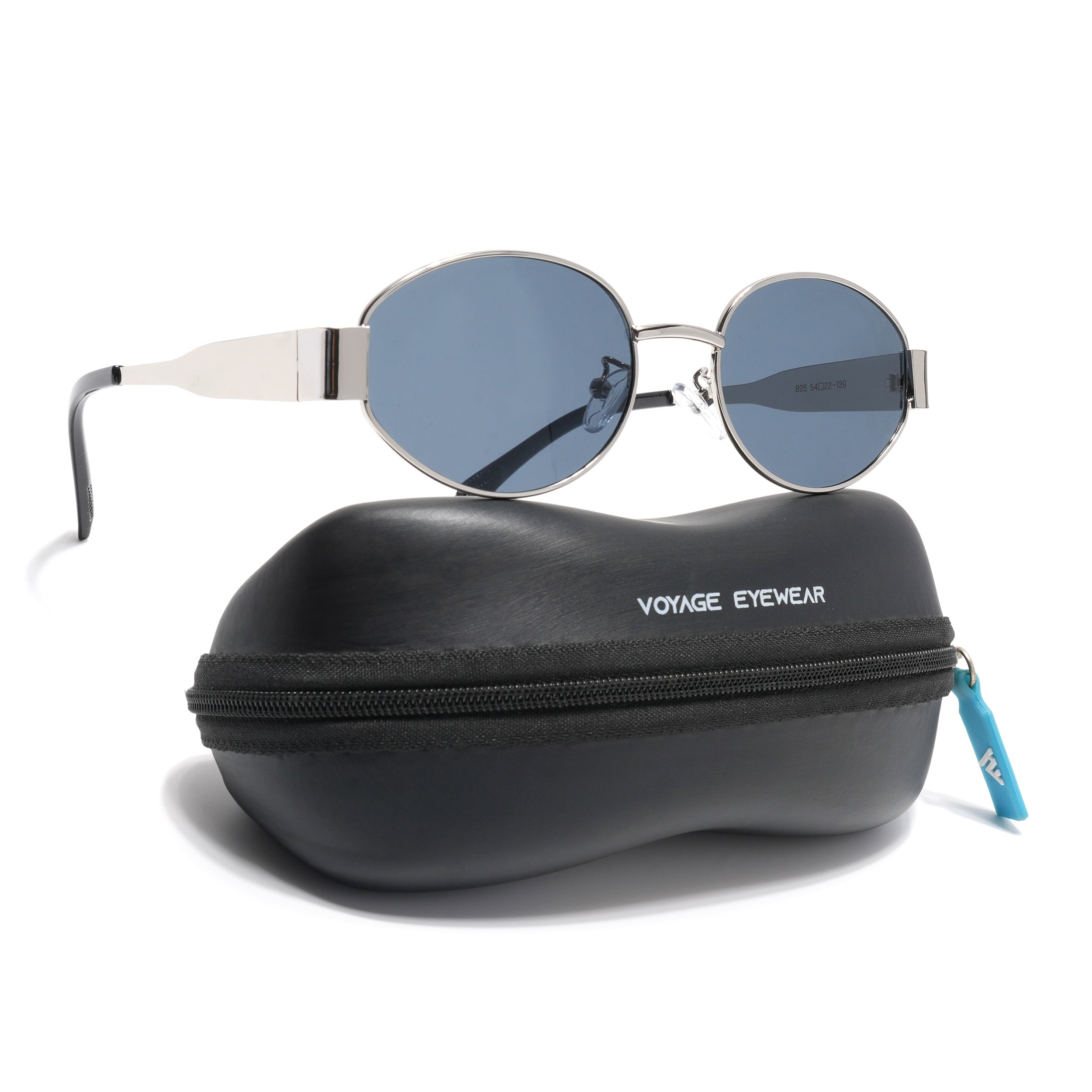 Sierra | Silver Oval Sunglasses | Grey Lens - MG7039
