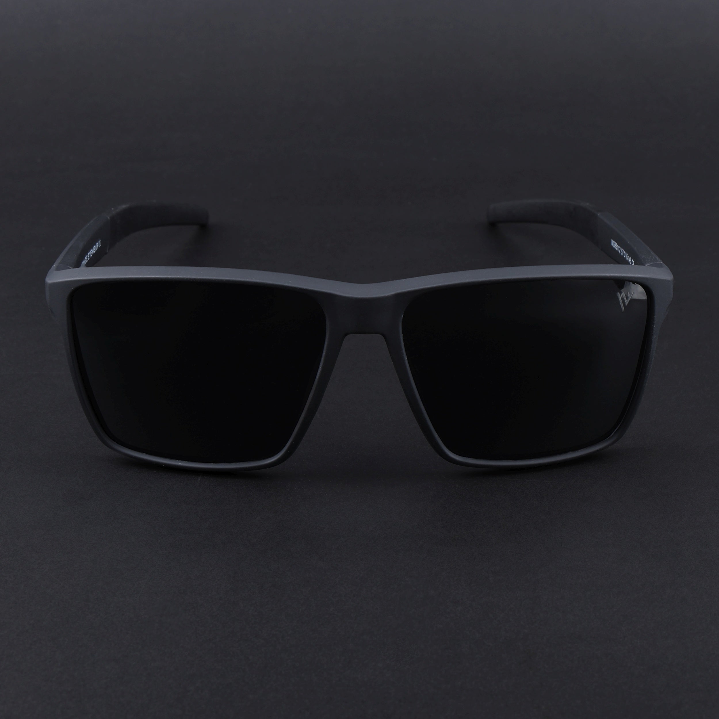 Wayfarer Polarized Sunglasses | Black Lens | Black Frame - PMG6748