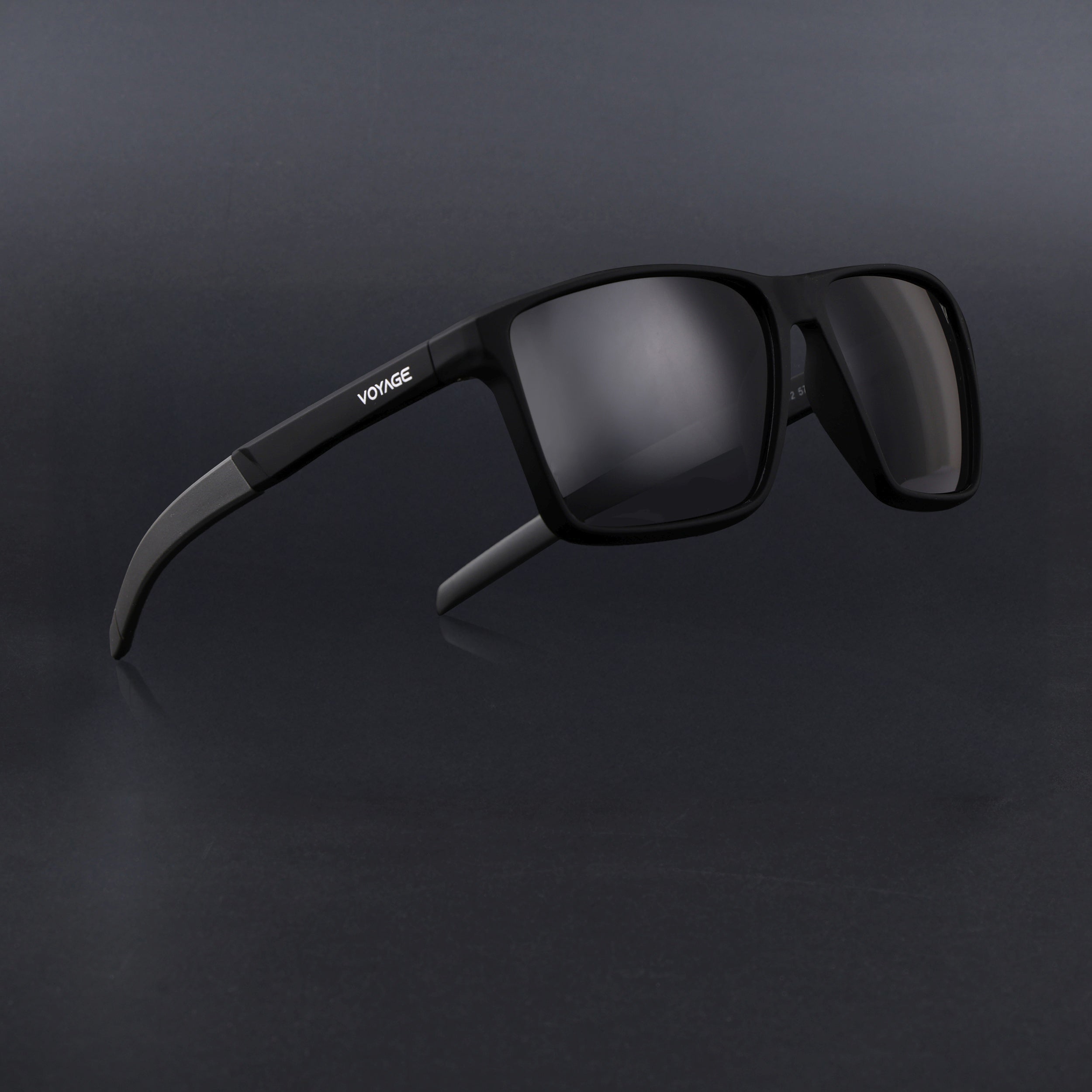 Wayfarer Polarized Sunglasses | Black Lens | Black Frame - PMG6749