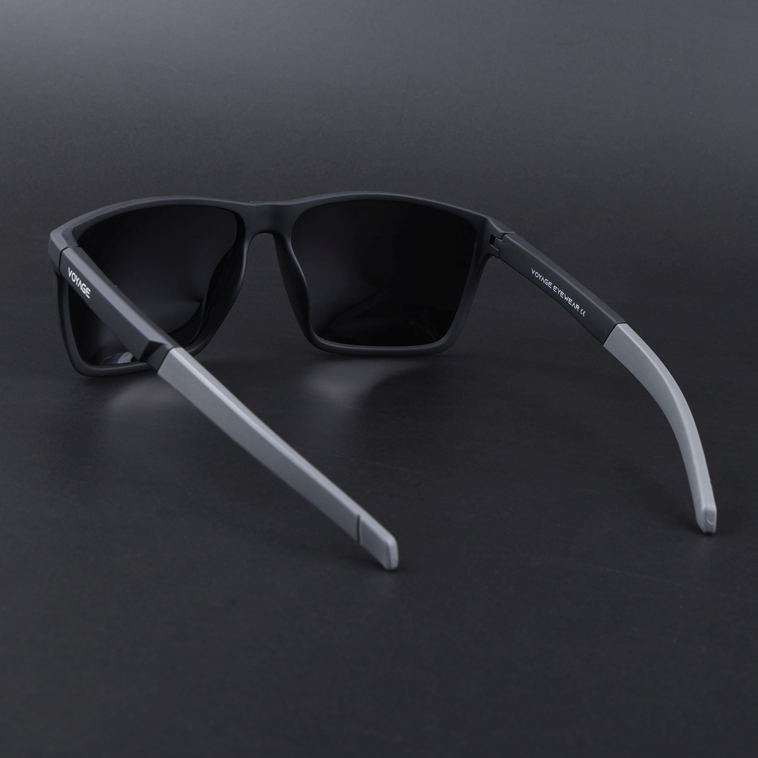 Wayfarer Polarized Sunglasses | Black Lens | Black Frame - PMG6749