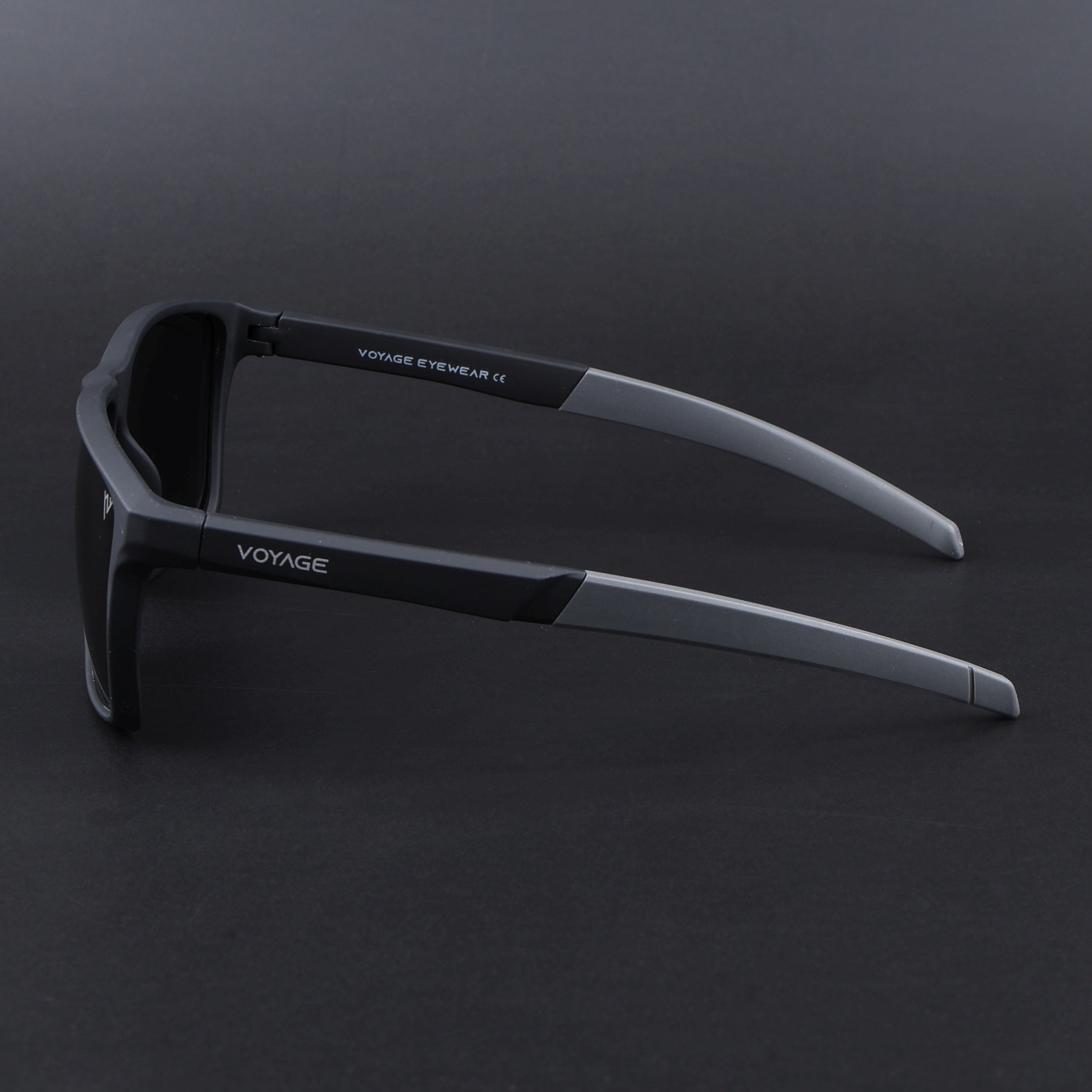 Wayfarer Polarized Sunglasses | Black Lens | Black Frame - PMG6749