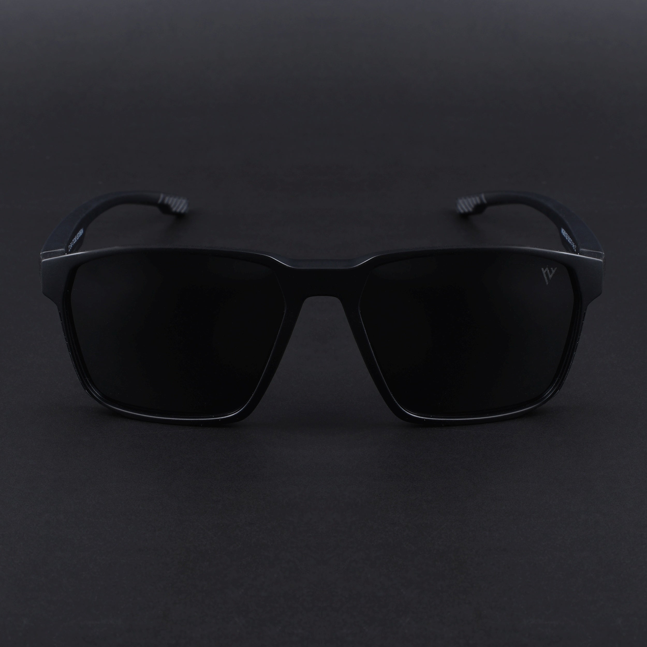Wayfarer Polarized Sunglasses | Black Lens | Black Frame - PMG6759