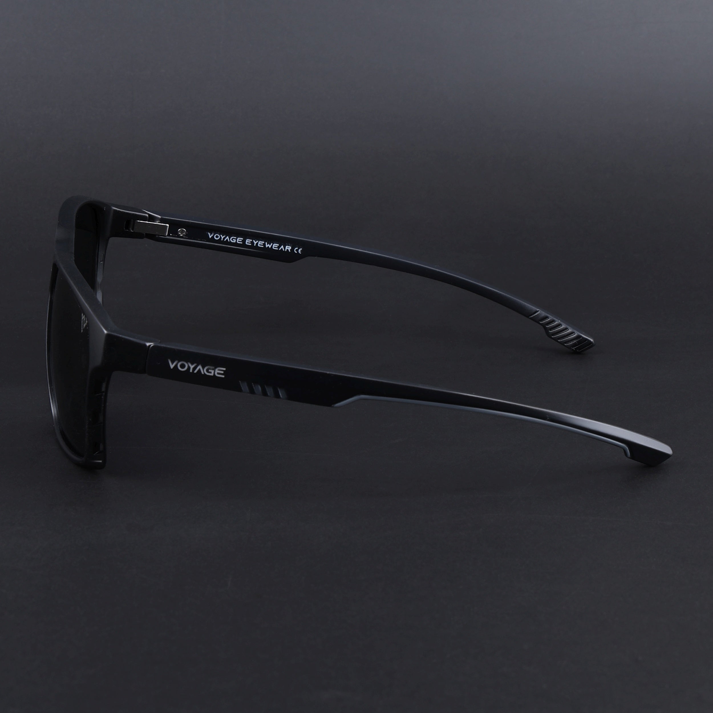 Wayfarer Polarized Sunglasses | Black Lens | Black Frame - PMG6759