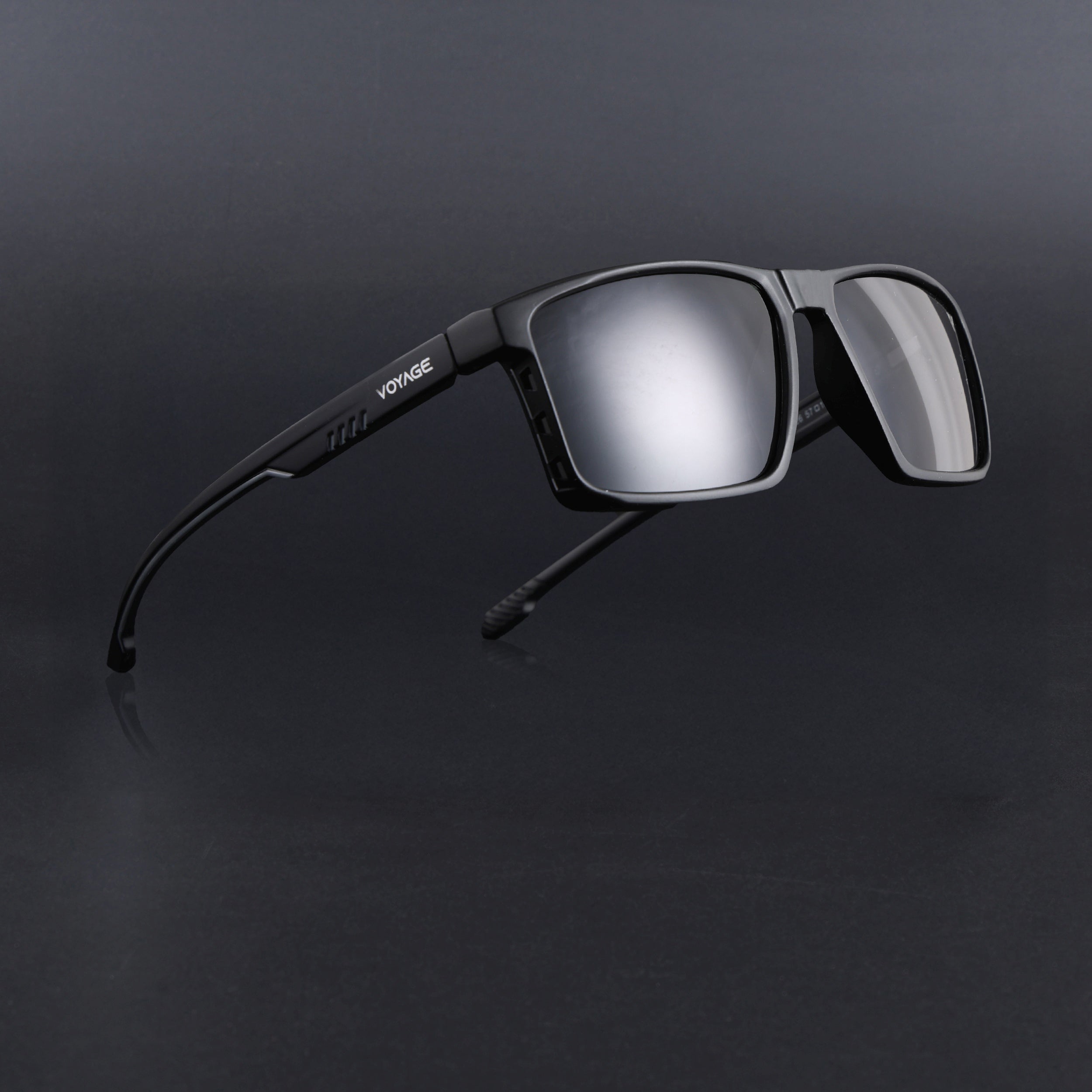 Wayfarer Polarized Sunglasses | Black Lens | Black Frame - PMG6765
