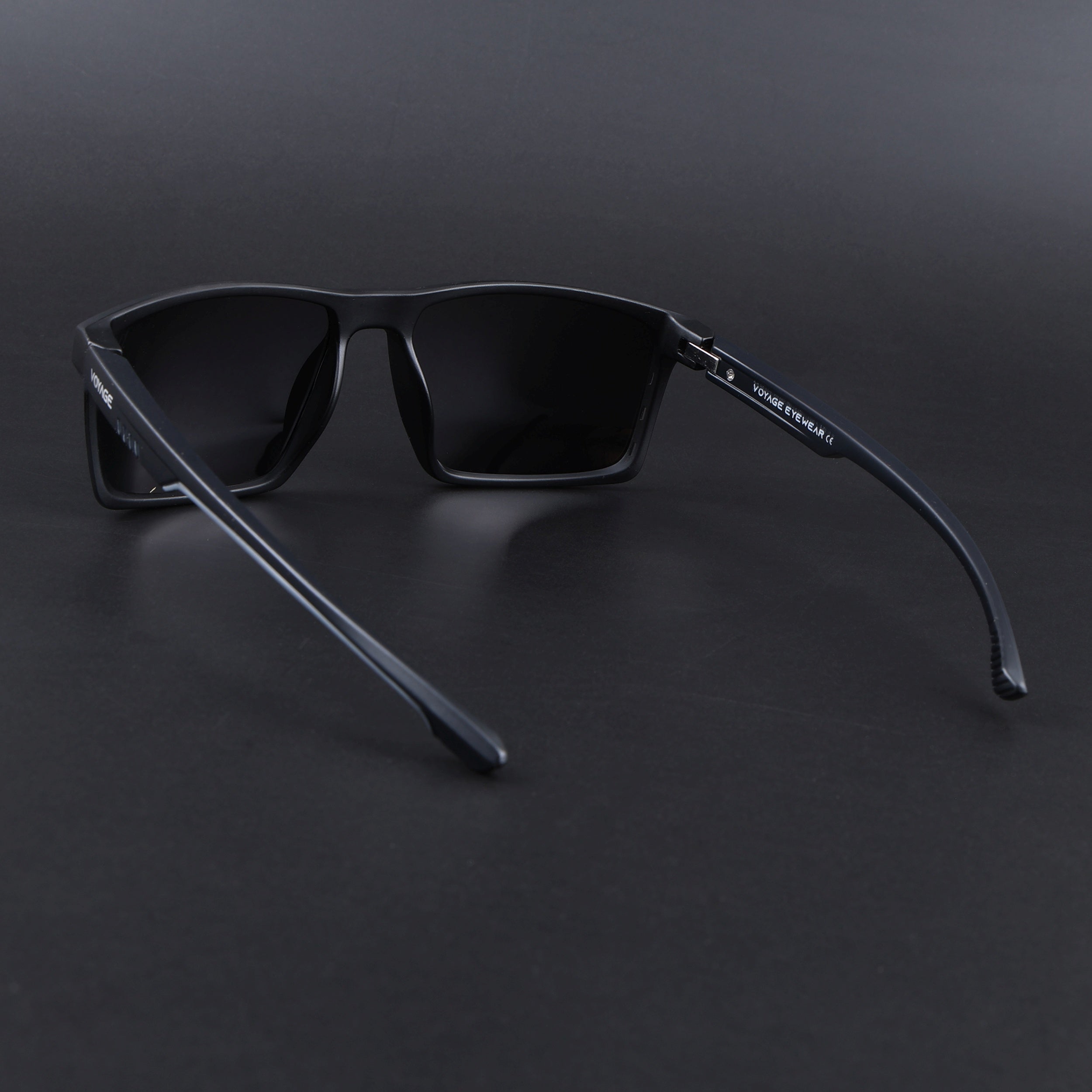 Wayfarer Polarized Sunglasses | Black Lens | Black Frame - PMG6765
