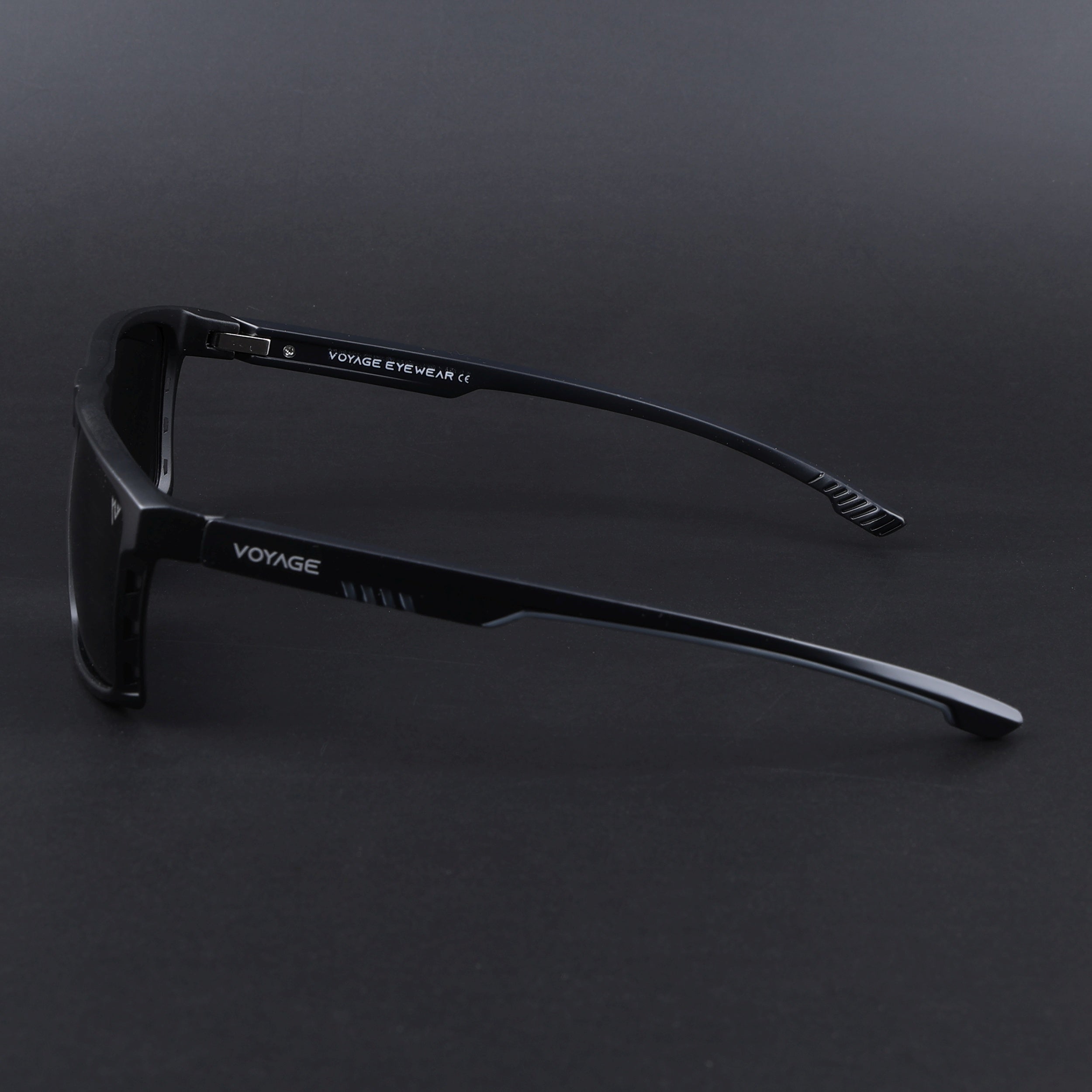 Wayfarer Polarized Sunglasses | Black Lens | Black Frame - PMG6765