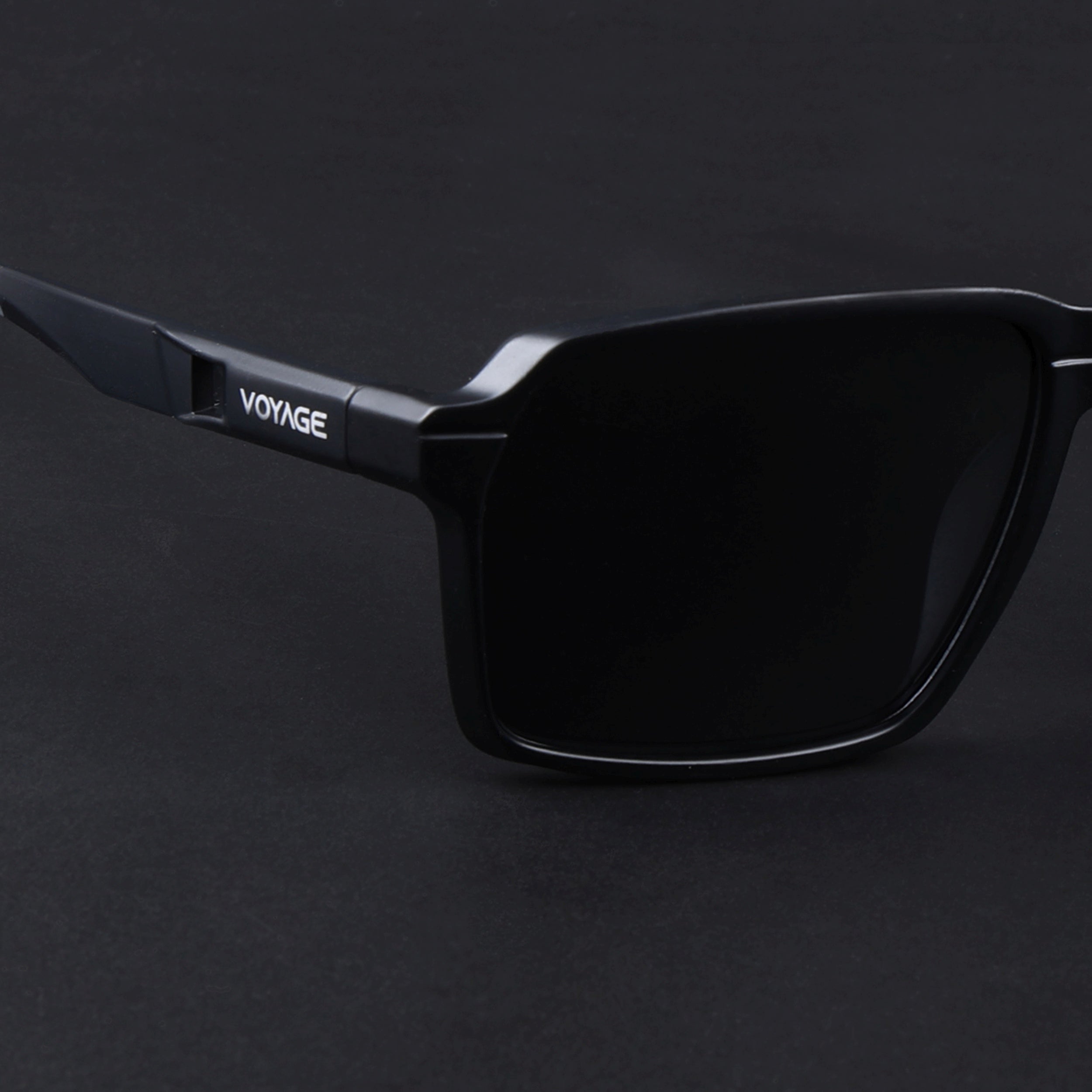 Wayfarer Polarized Sunglasses| Black Lens | Black Frame - PMG6771