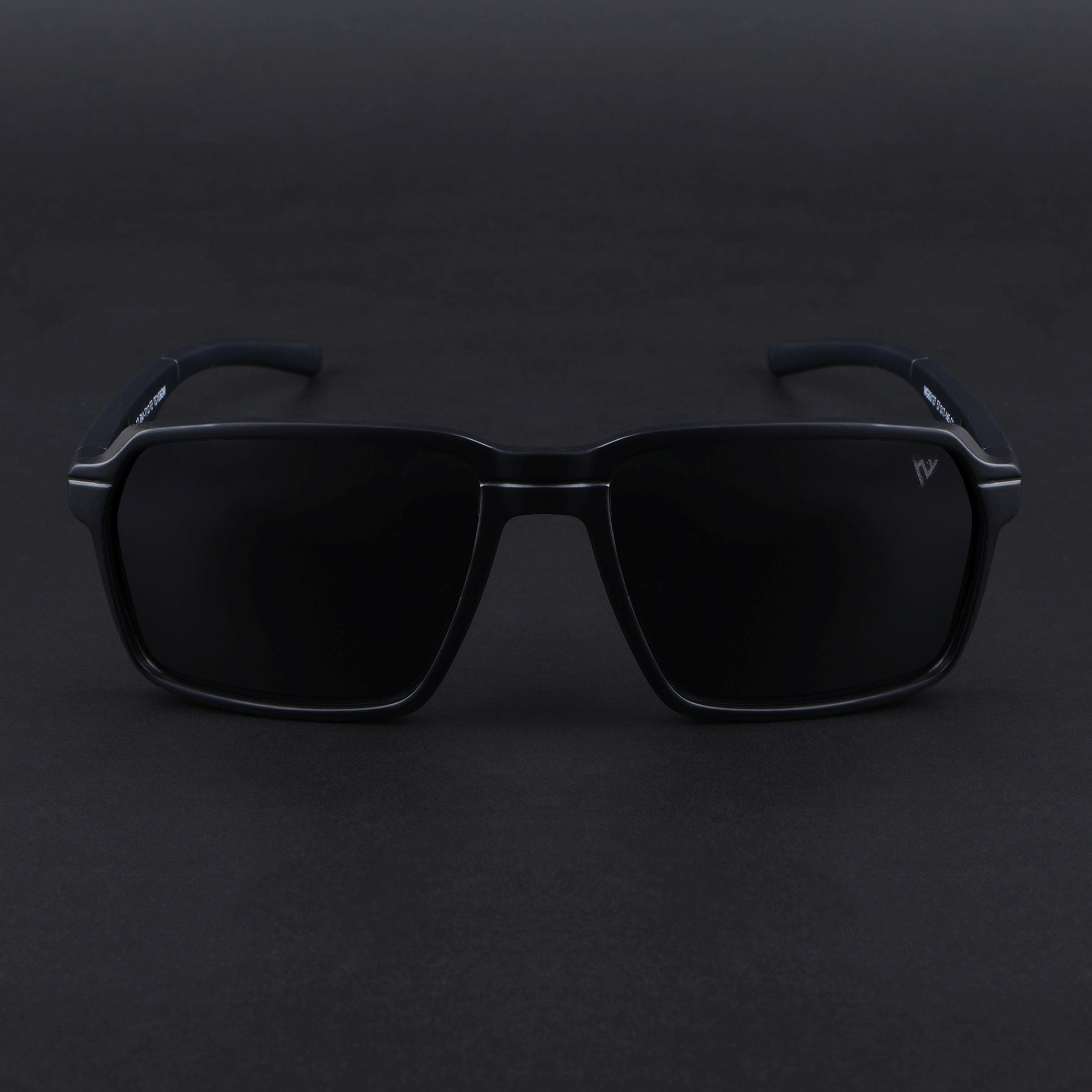 Wayfarer Polarized Sunglasses| Black Lens | Black Frame - PMG6771
