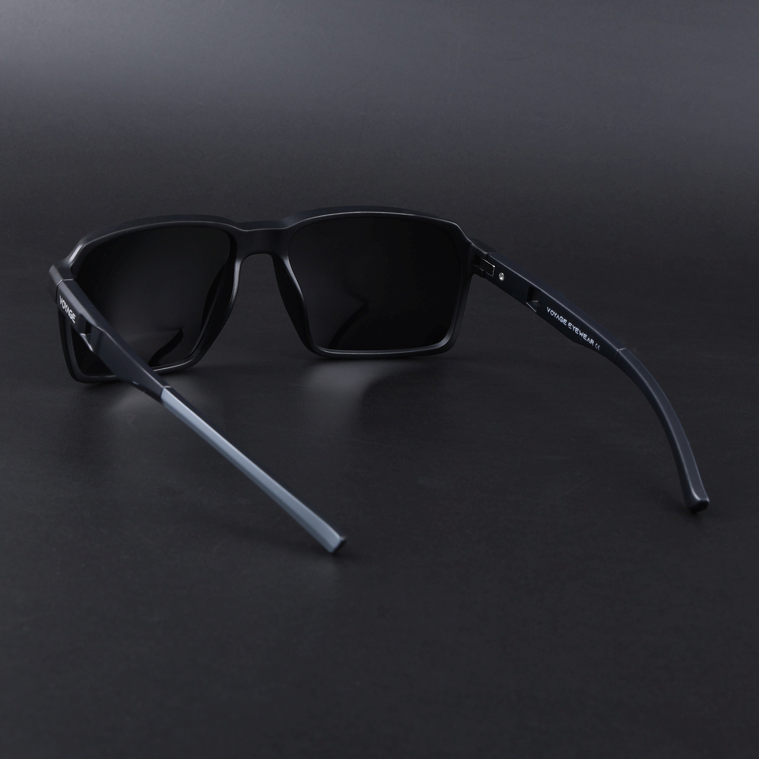 Wayfarer Polarized Sunglasses| Black Lens | Black Frame - PMG6771