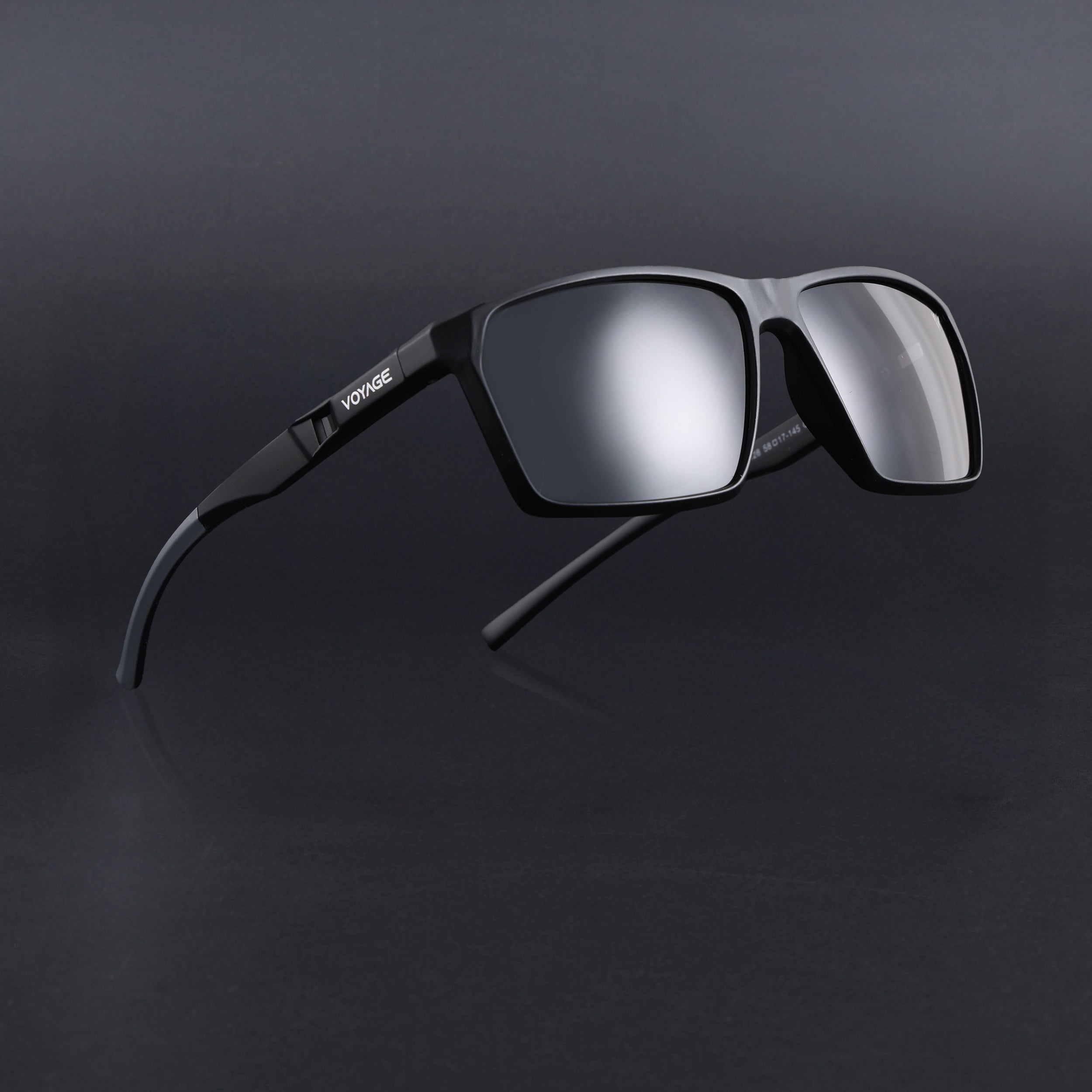 Wayfarer Polarized Sunglasses | Black Lens | Black Frame - PMG6777