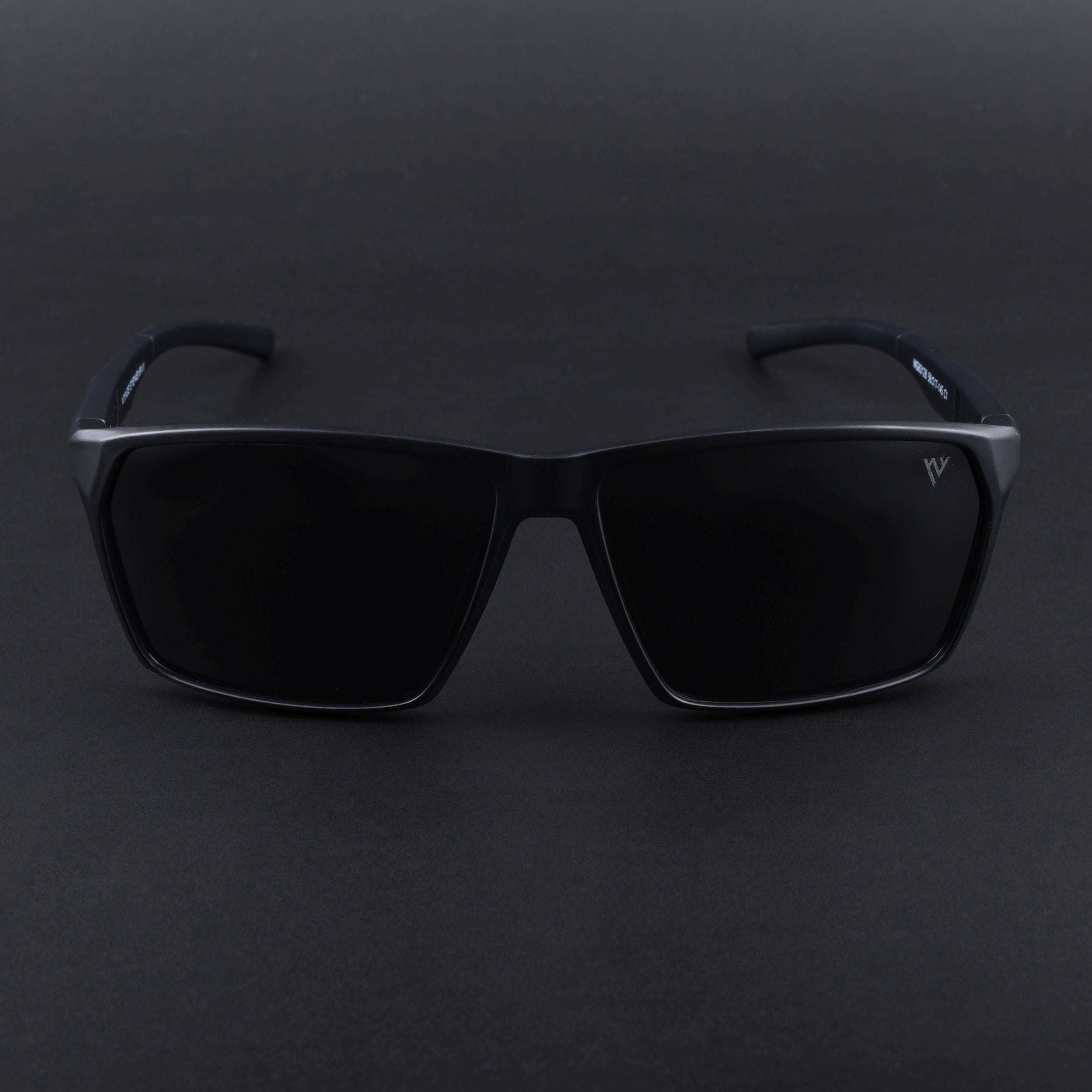 Wayfarer Polarized Sunglasses | Black Lens | Black Frame - PMG6777