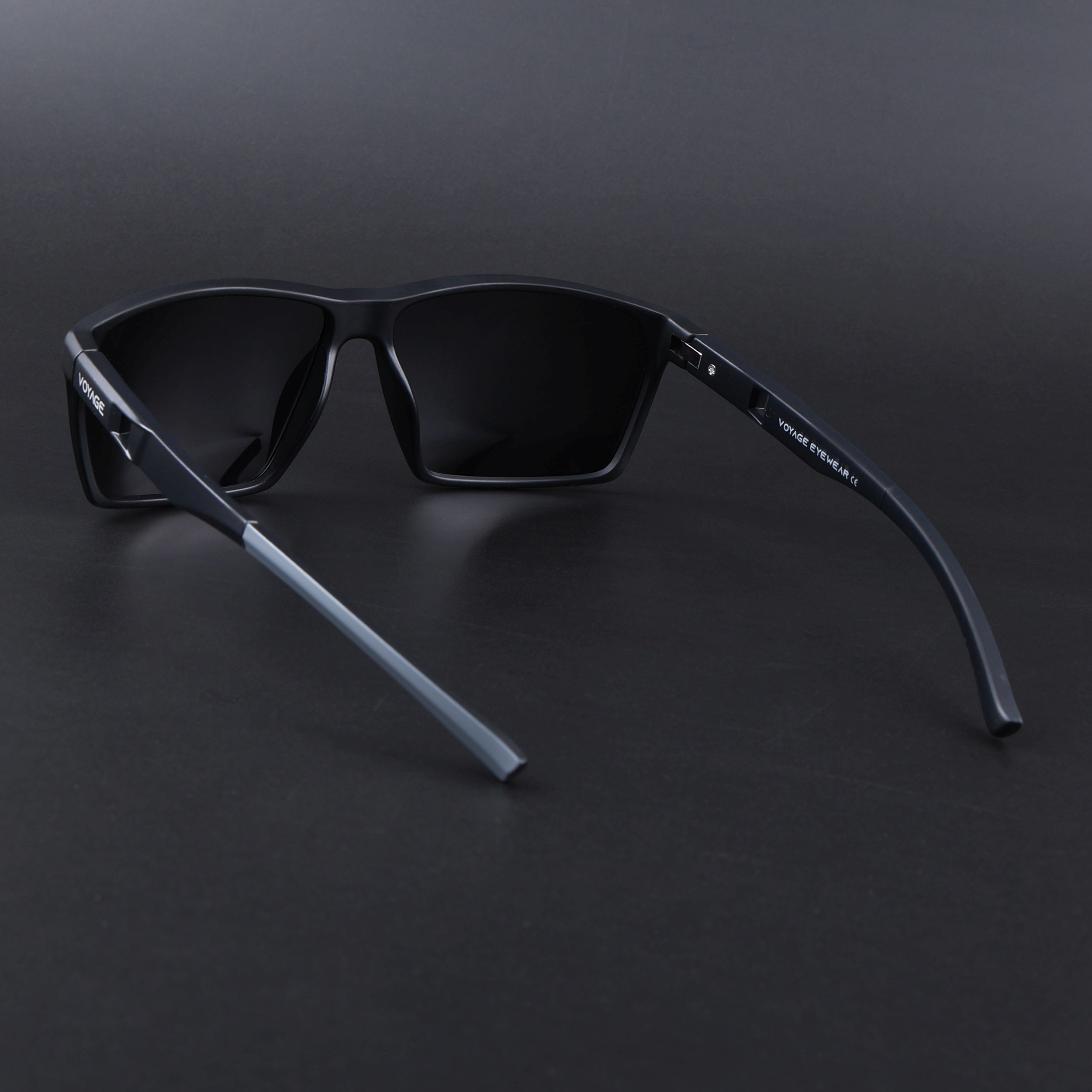 Wayfarer Polarized Sunglasses | Black Lens | Black Frame - PMG6777