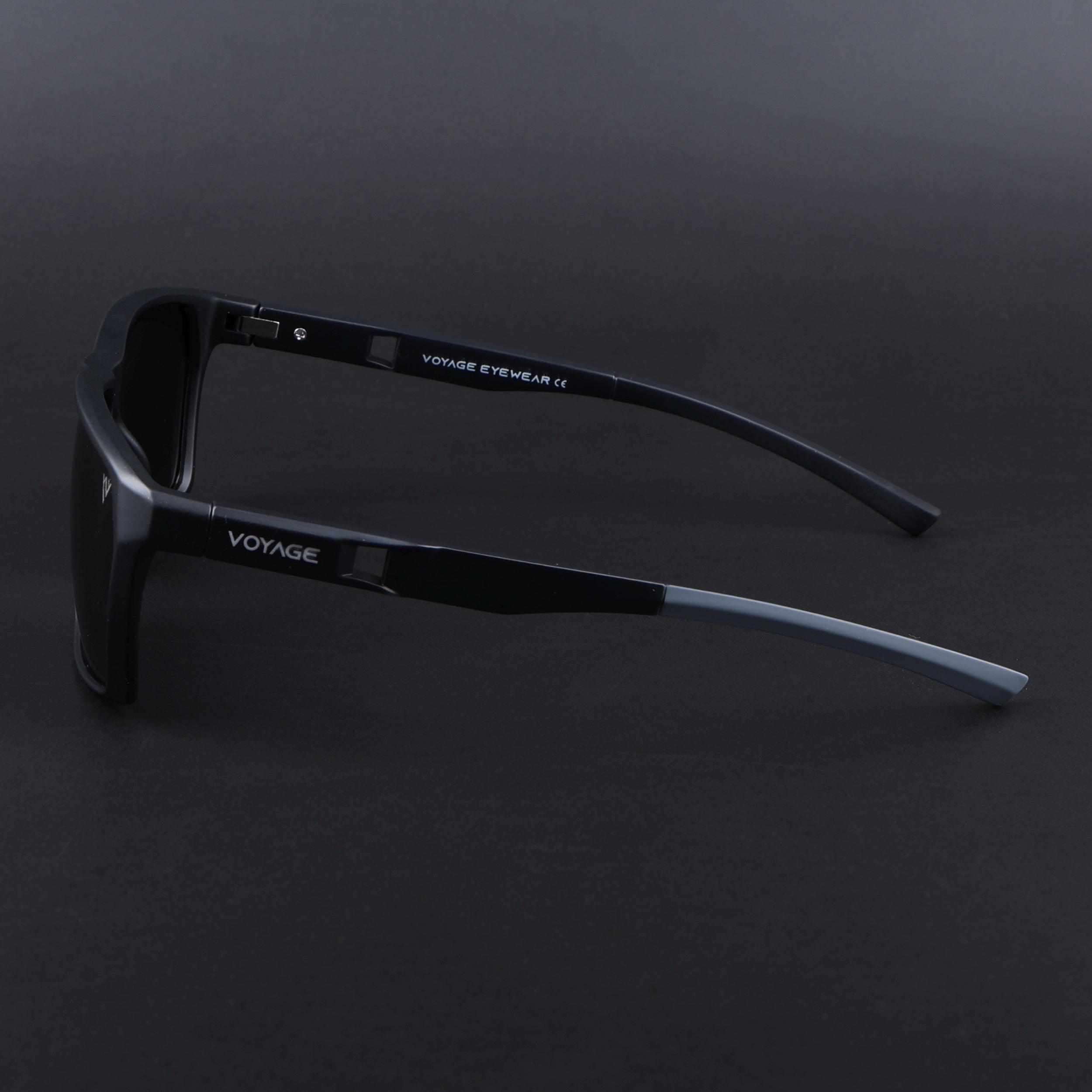 Wayfarer Polarized Sunglasses | Black Lens | Black Frame - PMG6777