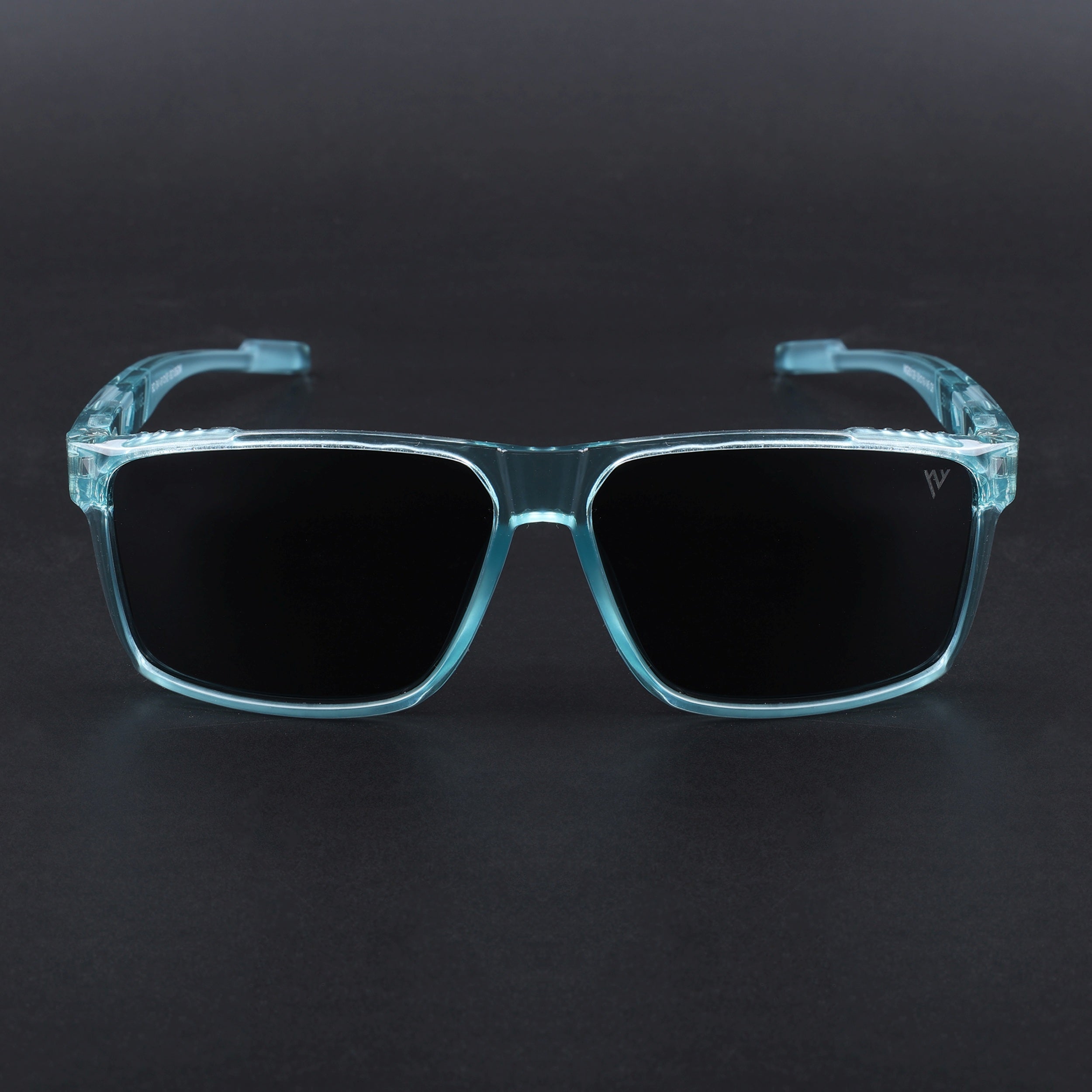 Wayfarer Polarized Sunglasses | Black Lens | Sea Green Frame - PMG6788
