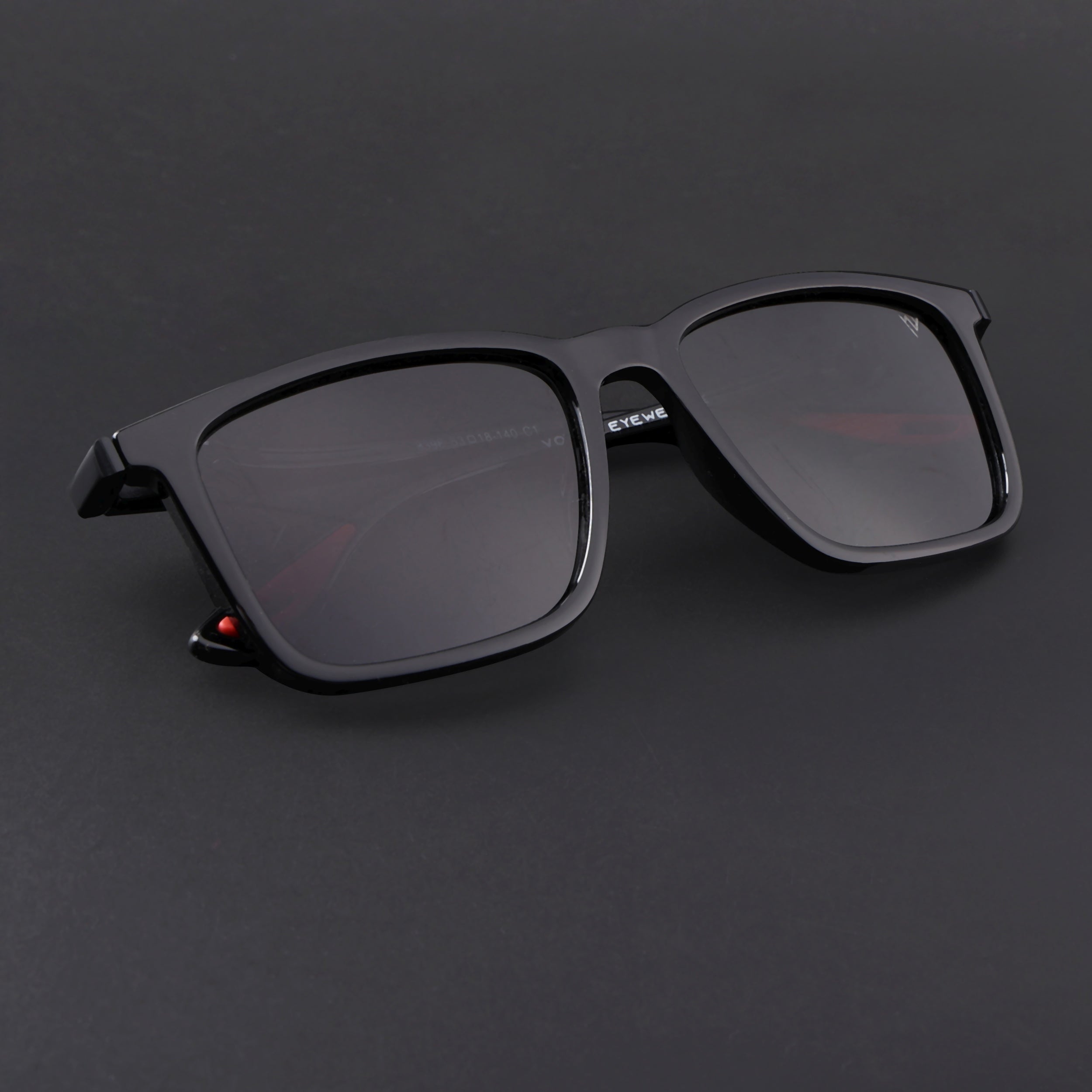 Beast | Shine Black Polarized Square Sunglasses | PMG6633