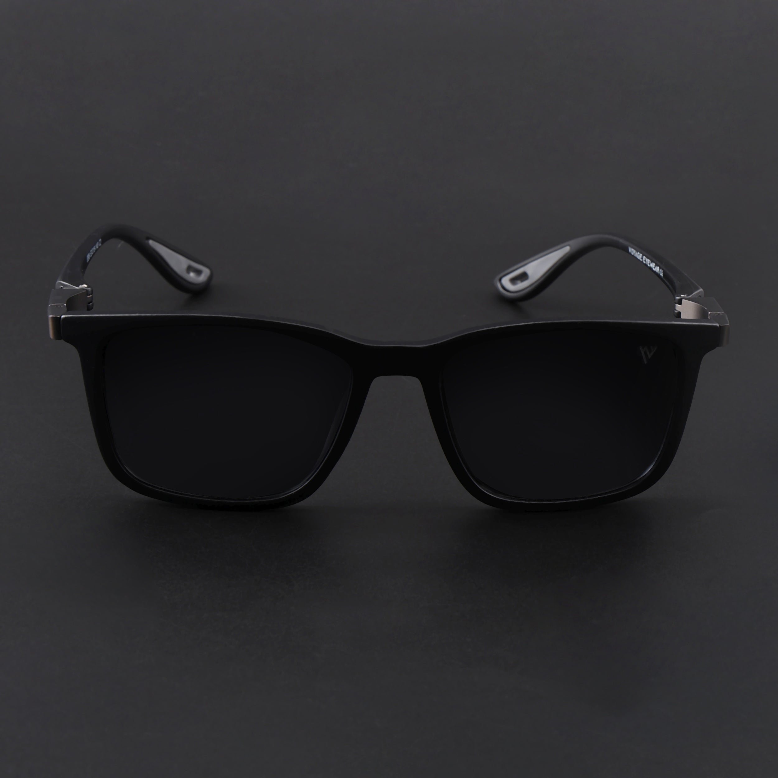 Beast | Matt Black Polarized Square Sunglasses | PMG6634