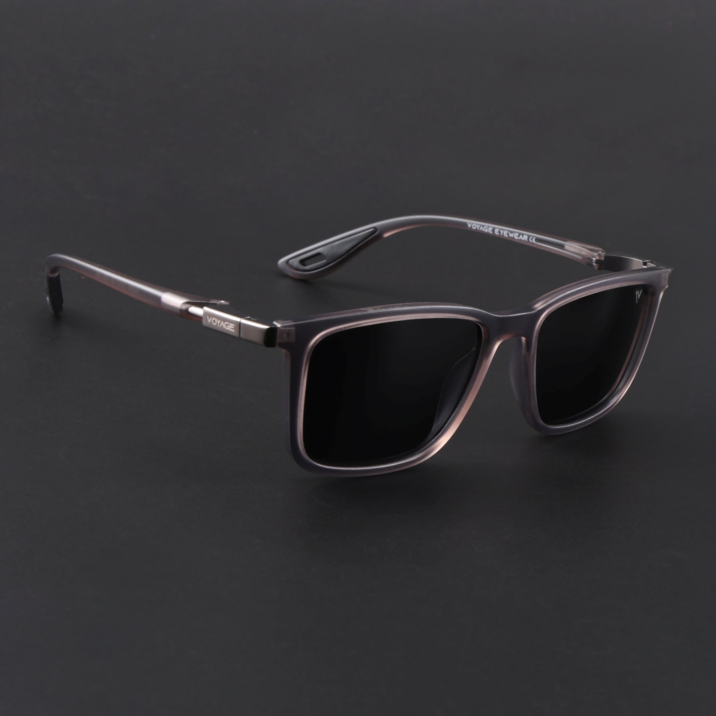 Beast | Grey Polarized Square Sunglasses | PMG6635