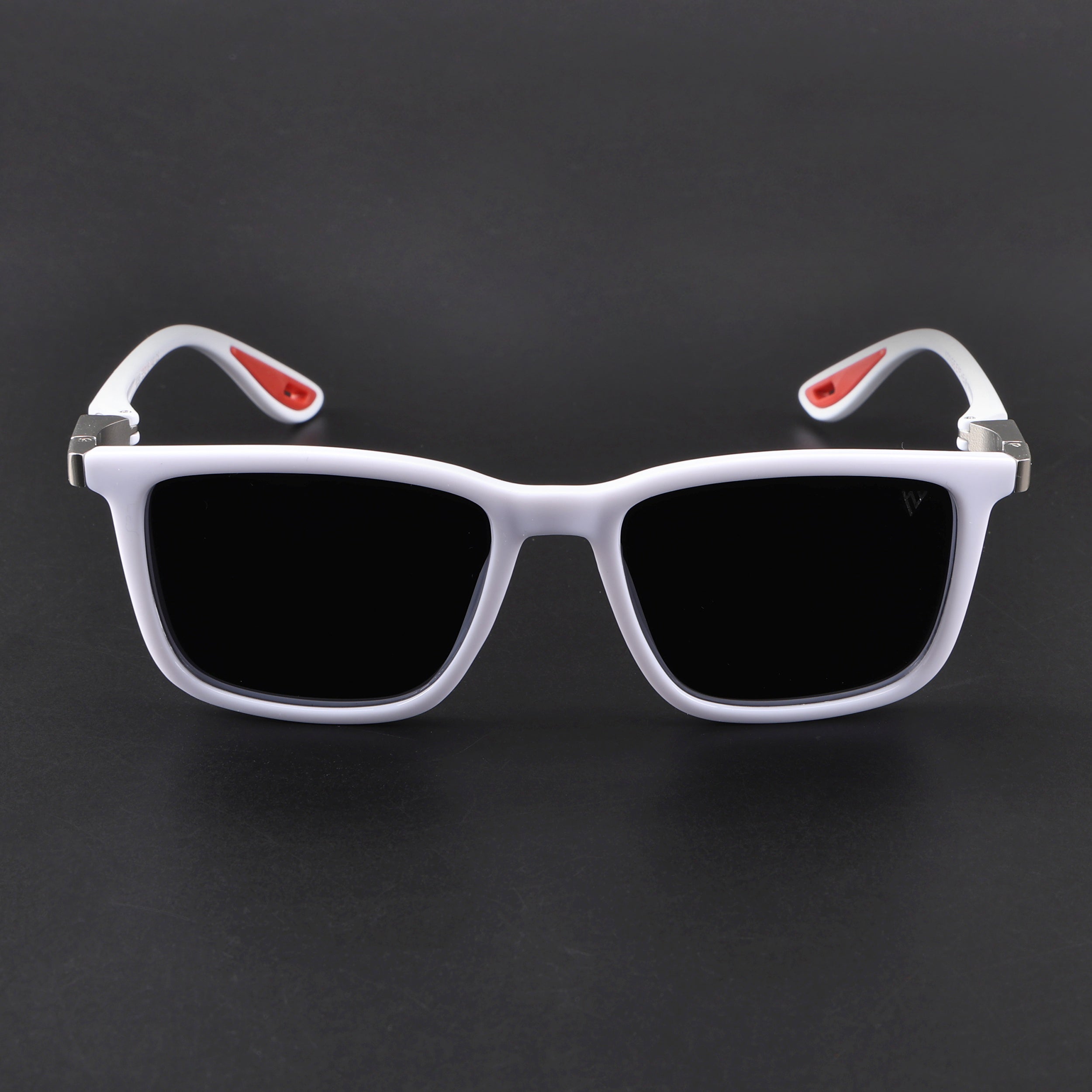 Beast | White Polarized Square Sunglasses | PMG6636