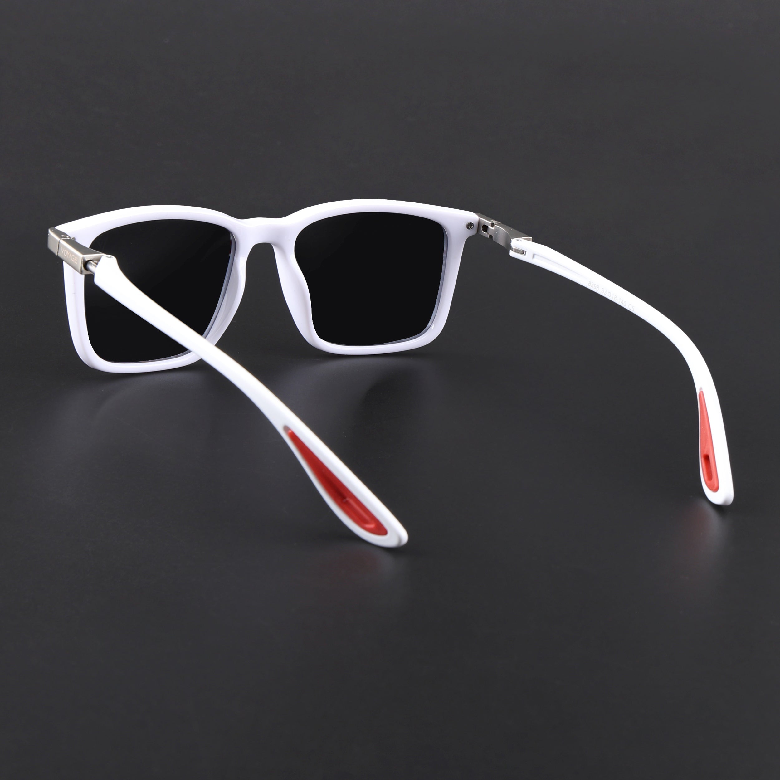 Beast | White Polarized Square Sunglasses | PMG6636