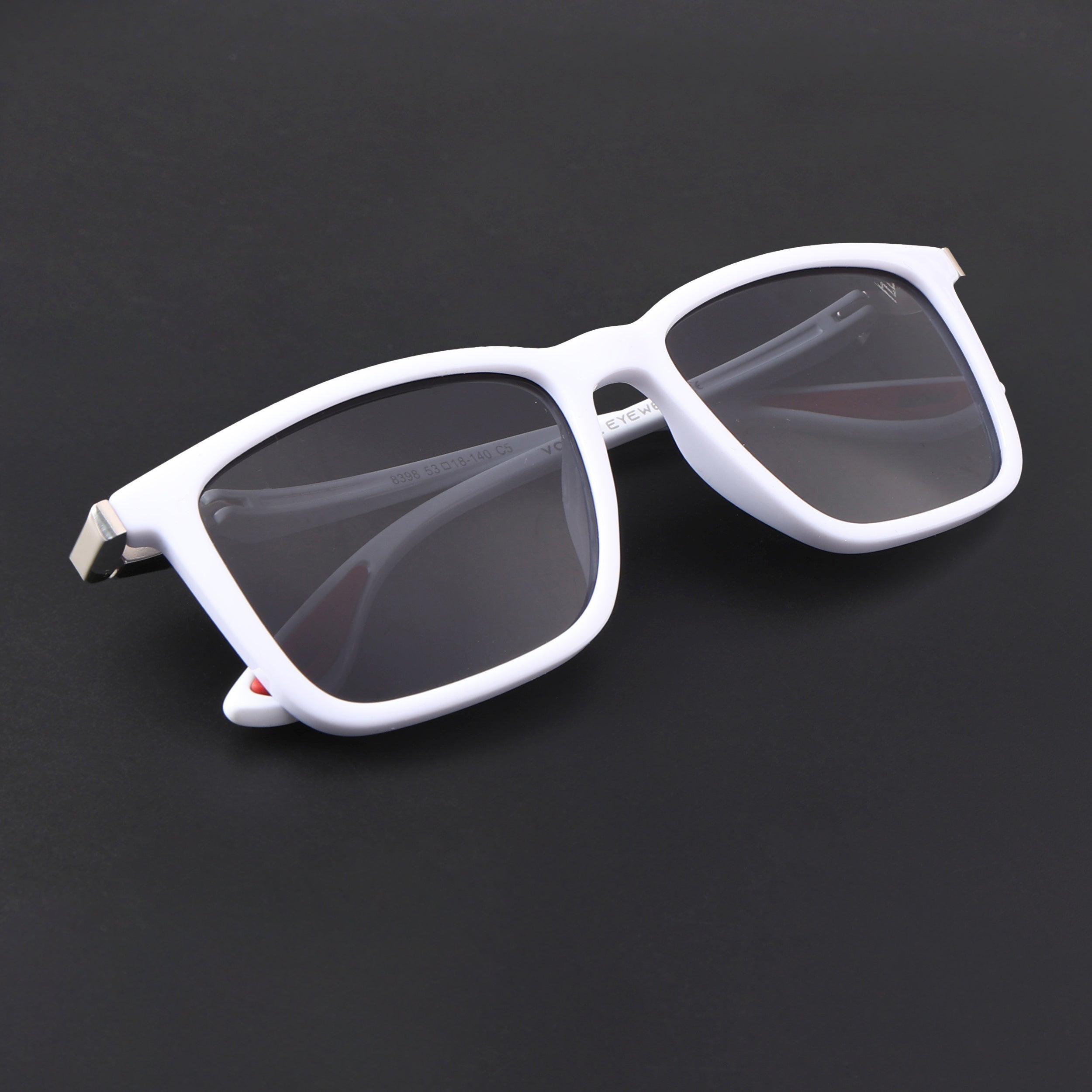 Beast | White Polarized Square Sunglasses | PMG6636
