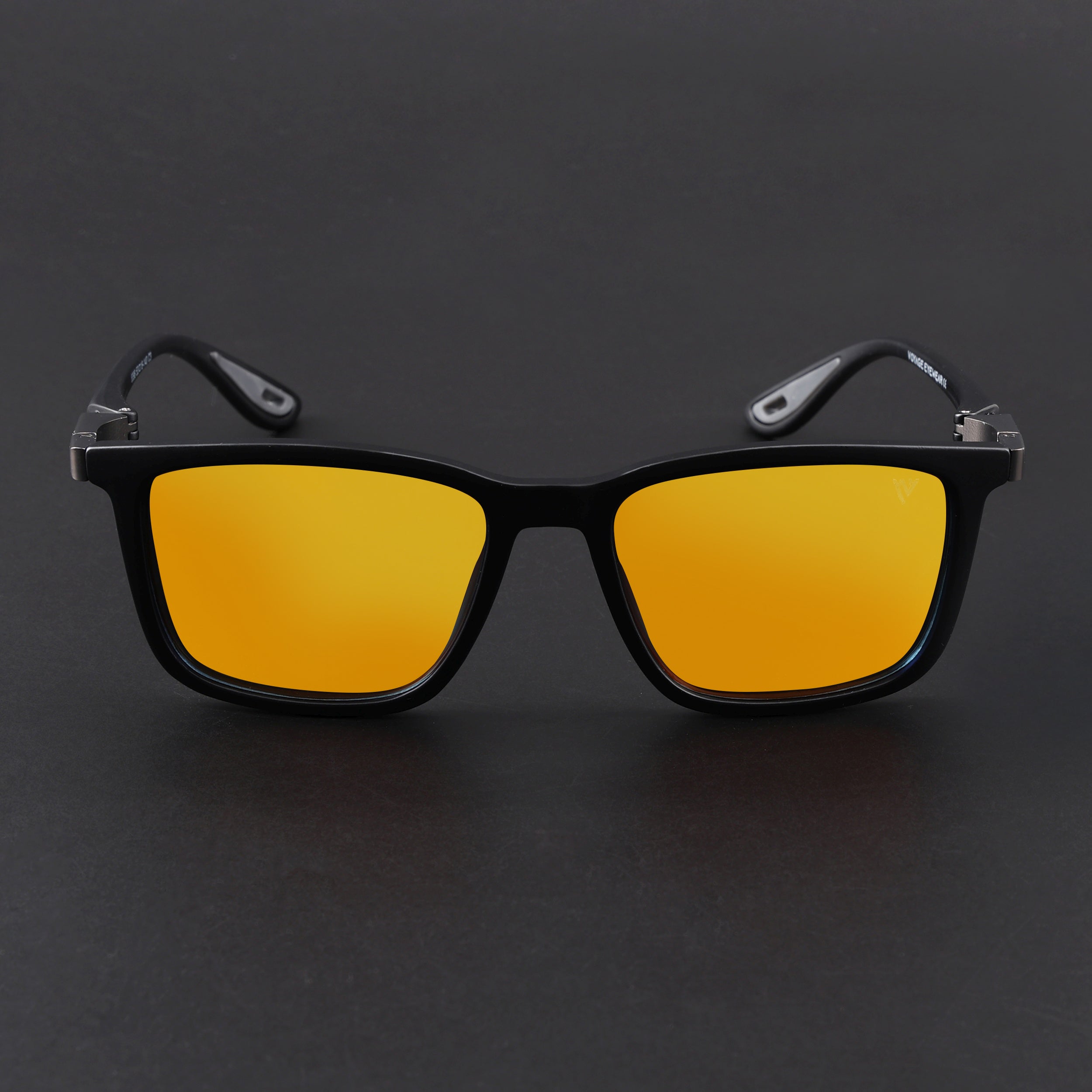 Beast | Multicolor Reflector Polarized Square Sunglasses | PMG6638