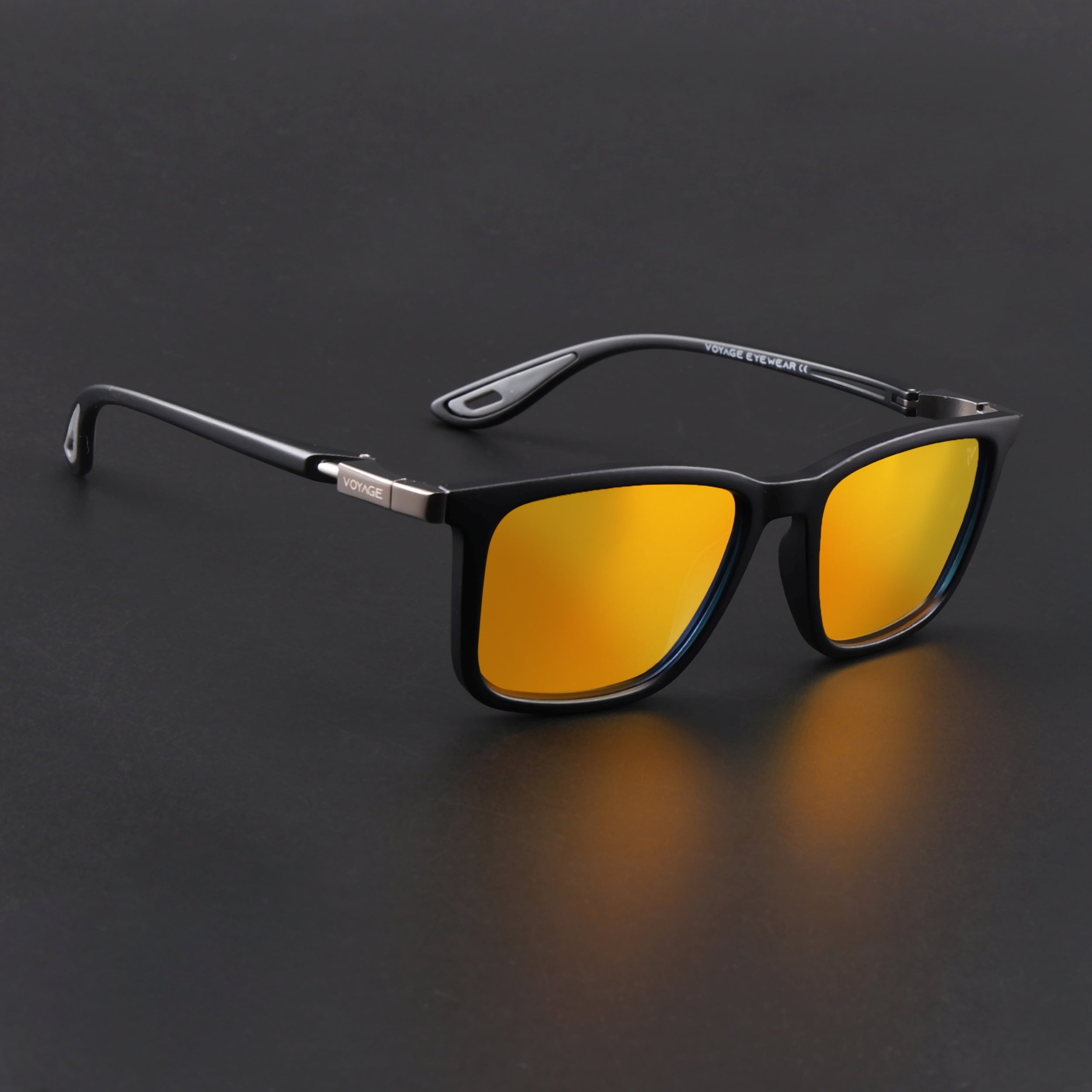 Beast | Multicolor Reflector Polarized Square Sunglasses | PMG6638