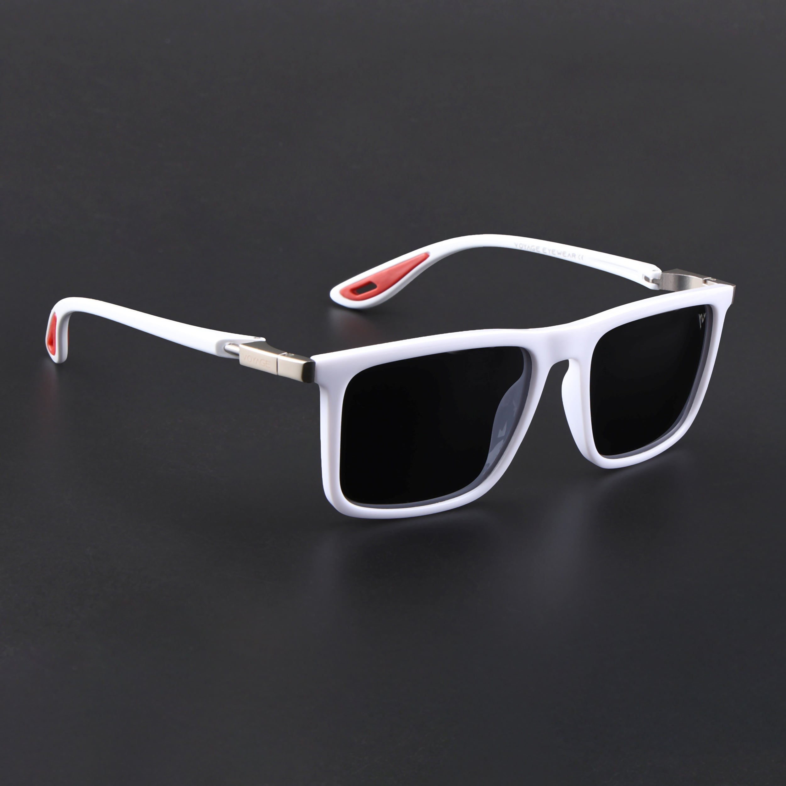 Beast 2.0 |White Polarized Square Sunglasses | PMG6649
