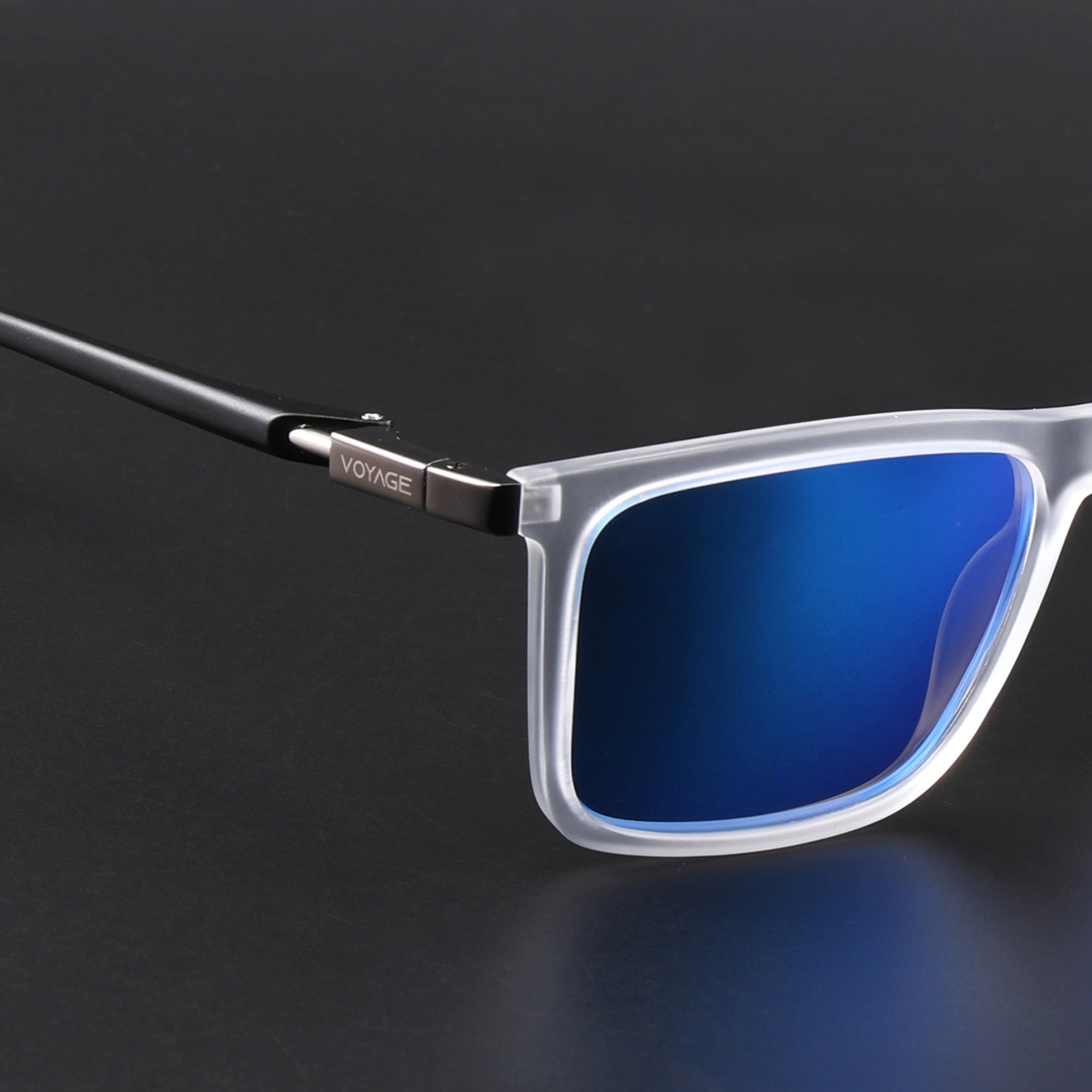 Beast 2.0 | Aqua Blue Reflector Polarized Square Sunglasses | PMG6652