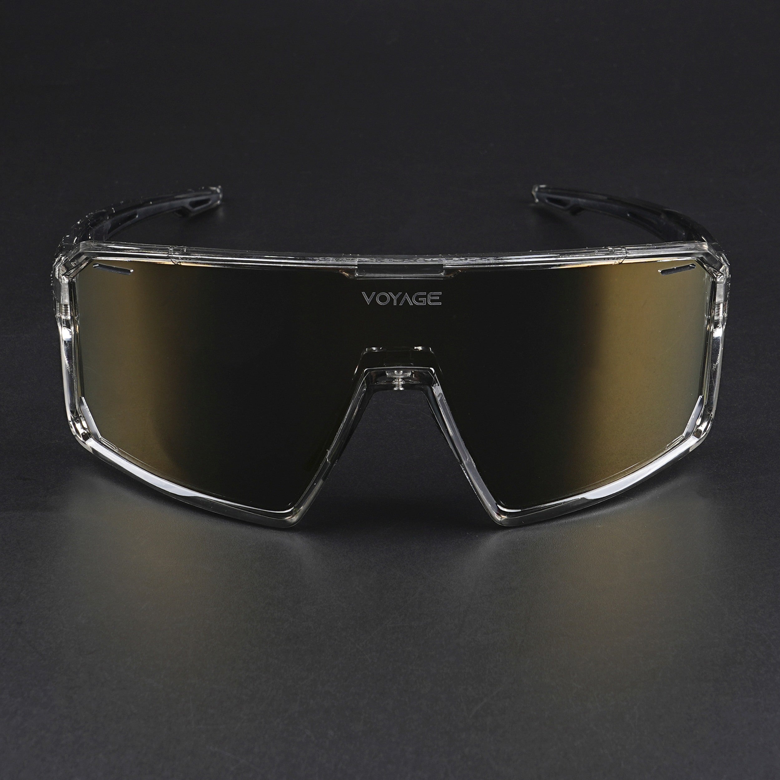 Voyage Select Drift Sunglasses (Golden Lens | Transparent Grey Frame - SLMG6263)