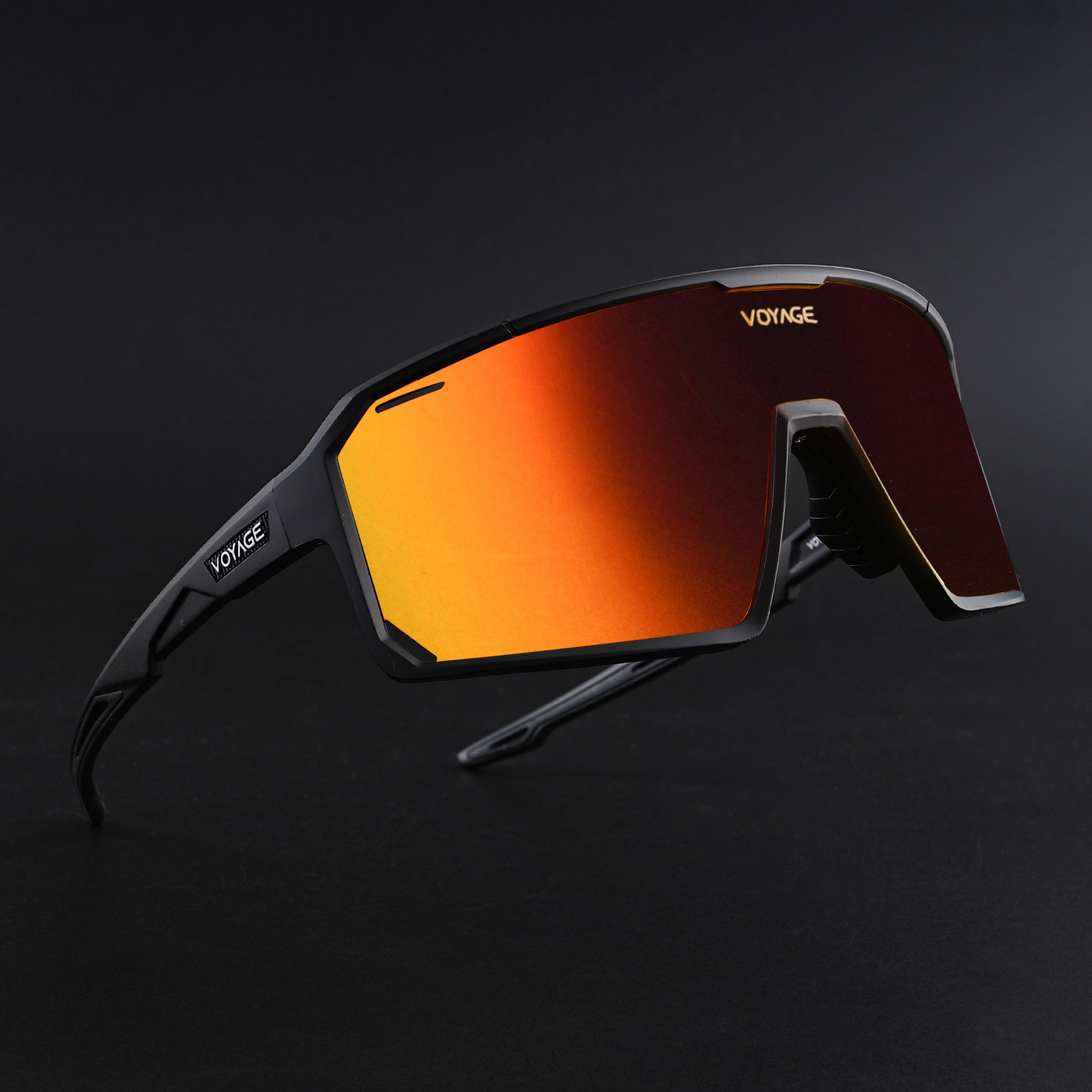 Voyage Select Drift Sunglasses (Multicolor Lens | Black Frame - SLMG6264)