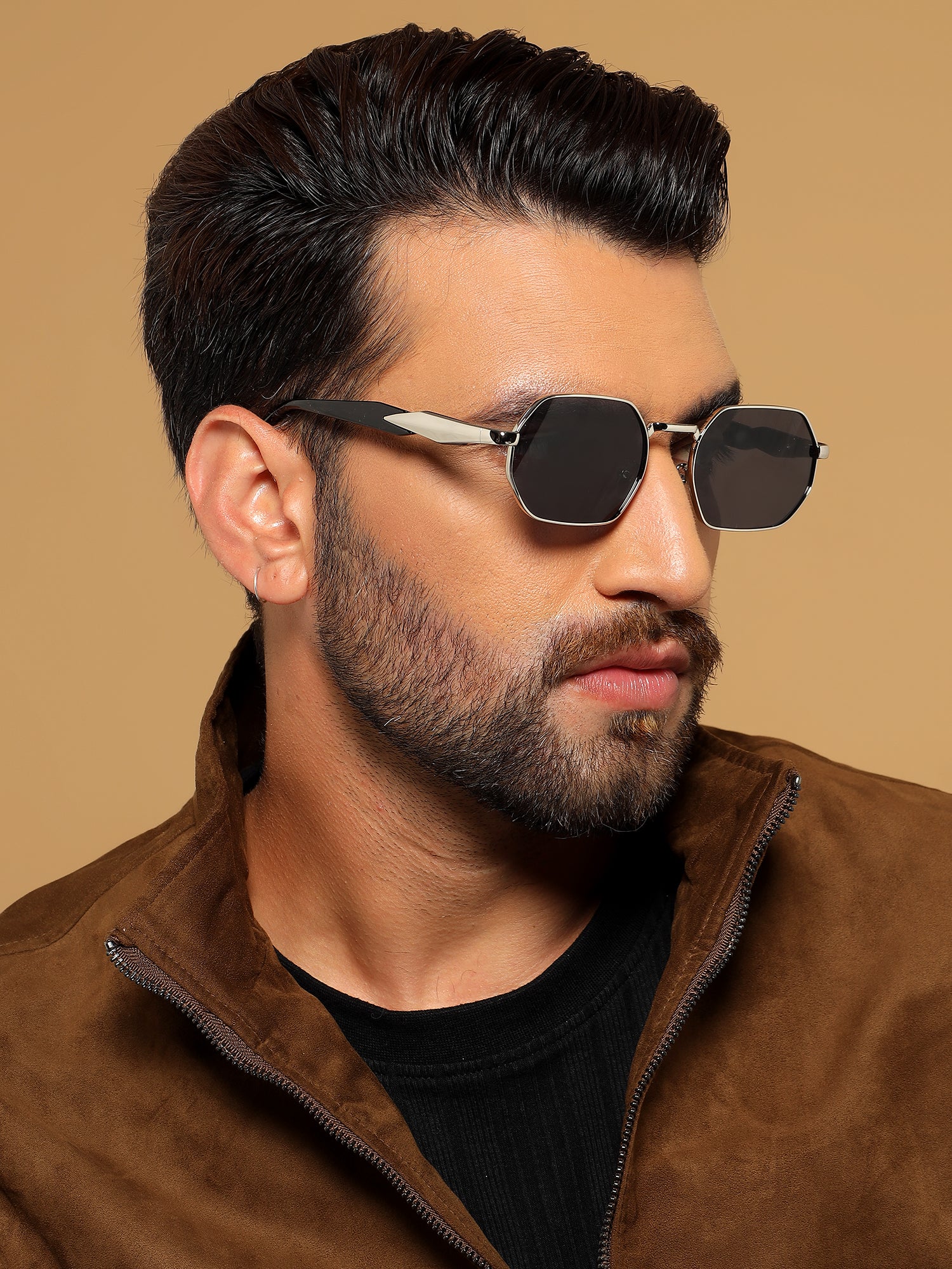 Maven | Silver Rectangle Sunglasses | MG7386