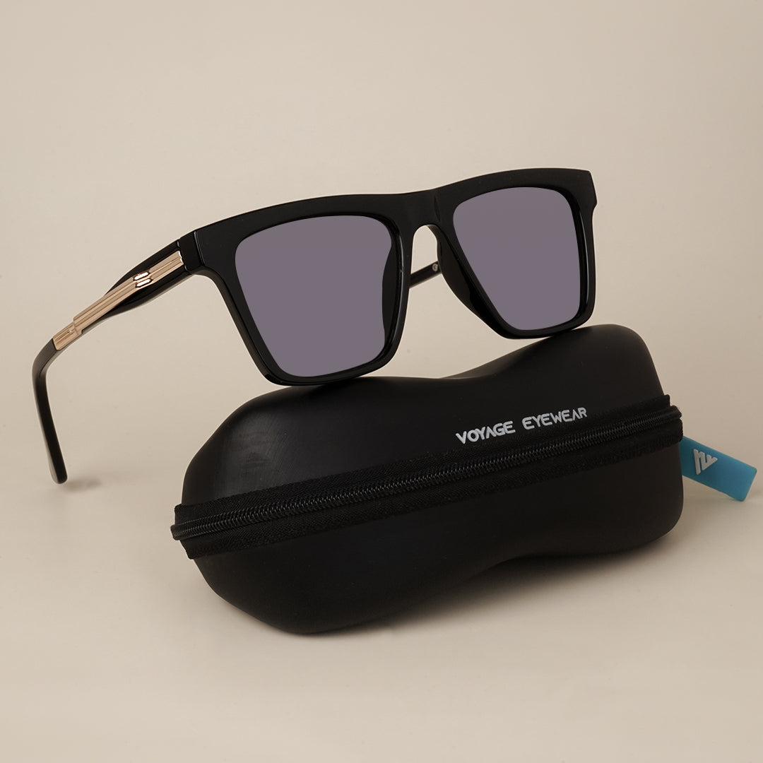 Voyage Black Wayfarer Sunglasses (86575MG3913)