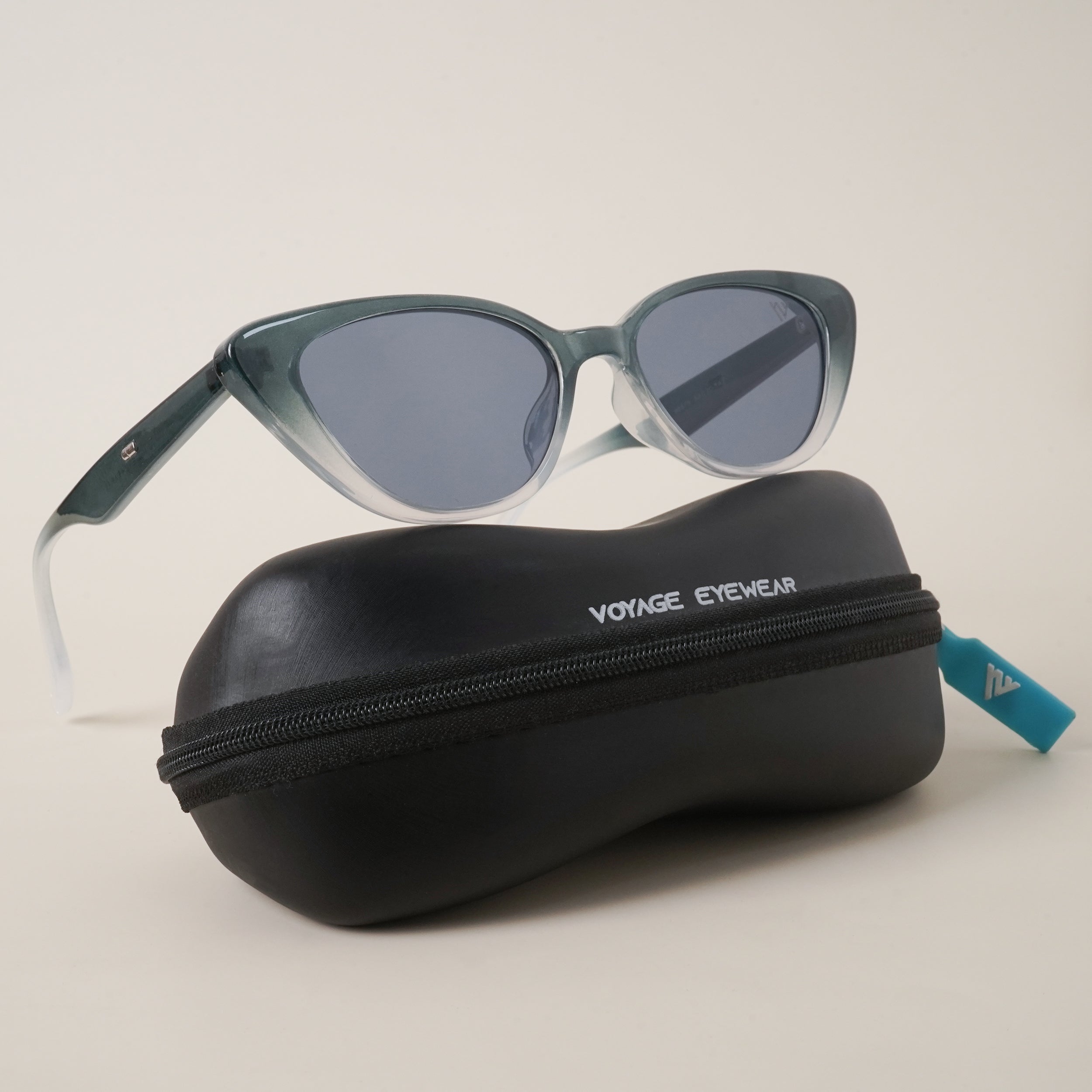 Voyage Blue Cateye UV Protecton Sunglasses for Women (86575MG4077)
