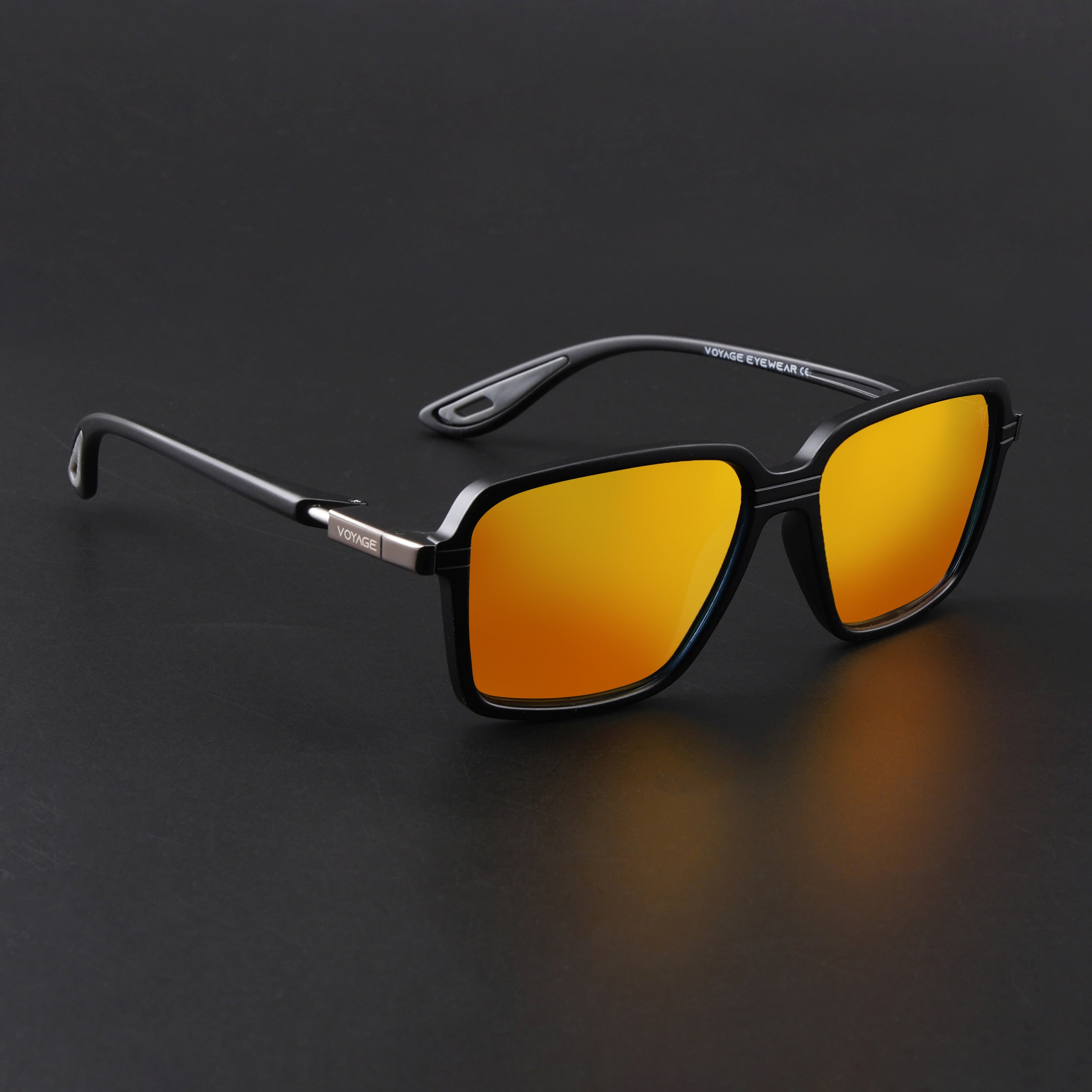 Hydra | Multicolor Reflector Polarized Square Sunglasses | PMG6658