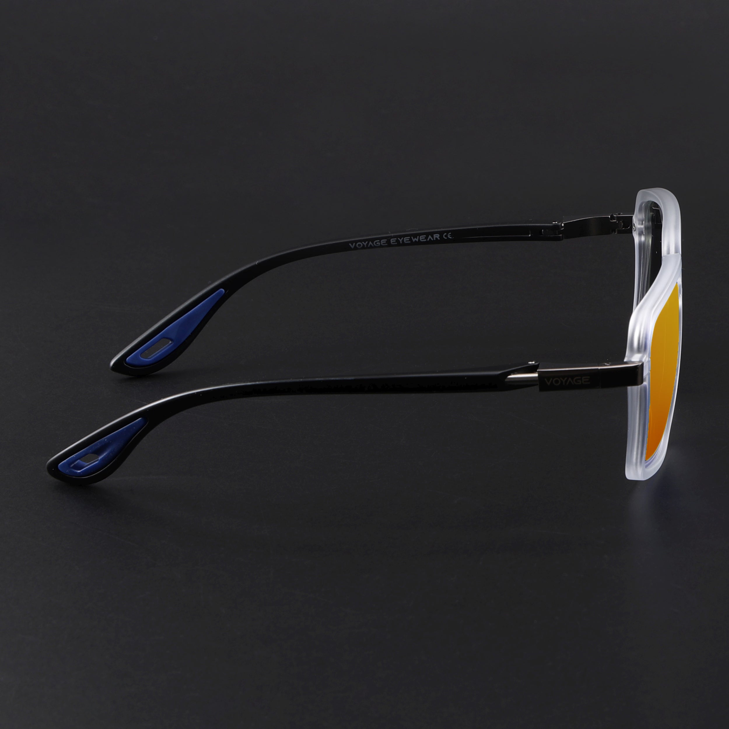 Hydra | Aqua Blue Reflector Polarized Square Sunglasses | PMG6659