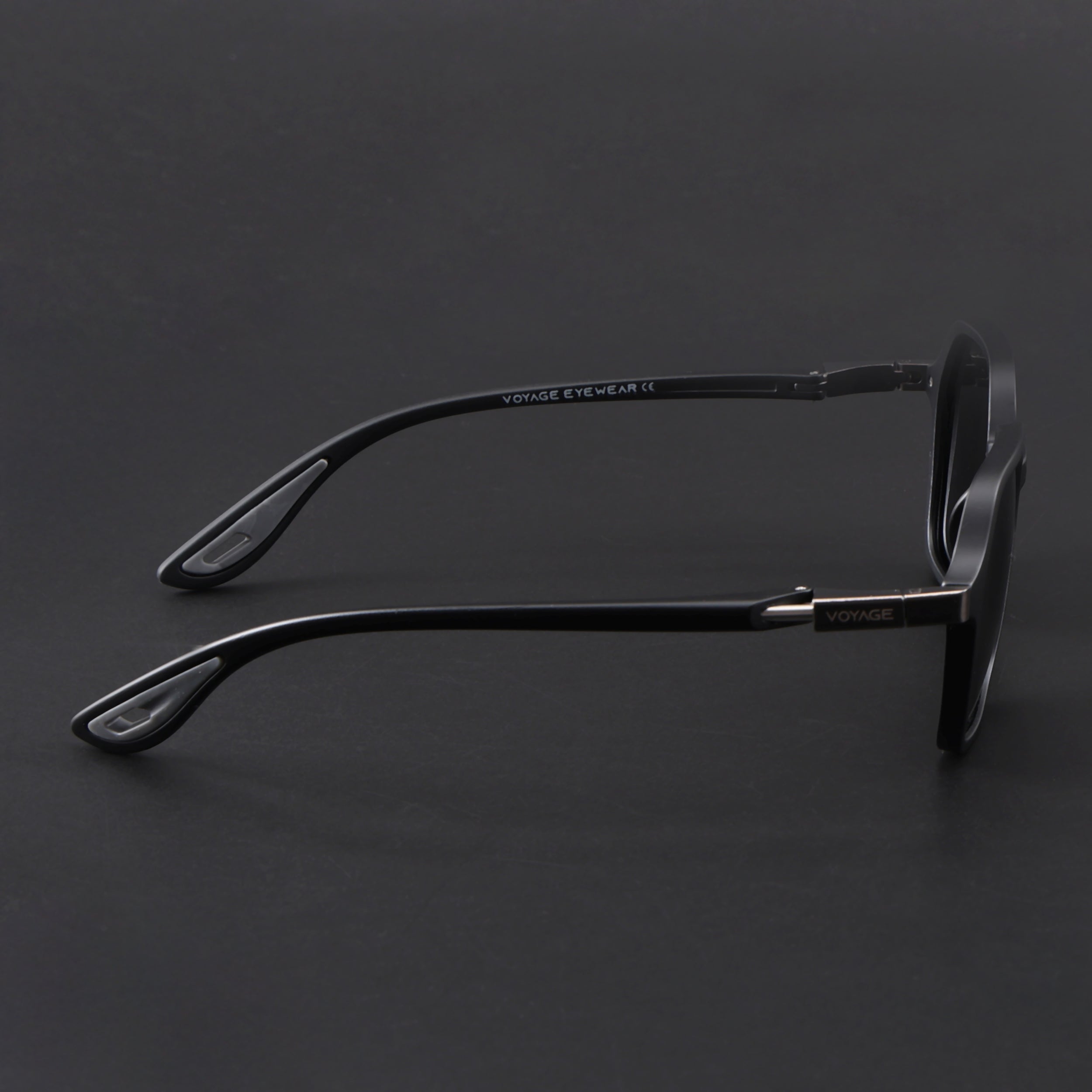 EdgeX | Matt Black Polarized Hexagon Sunglasses | PMG6640