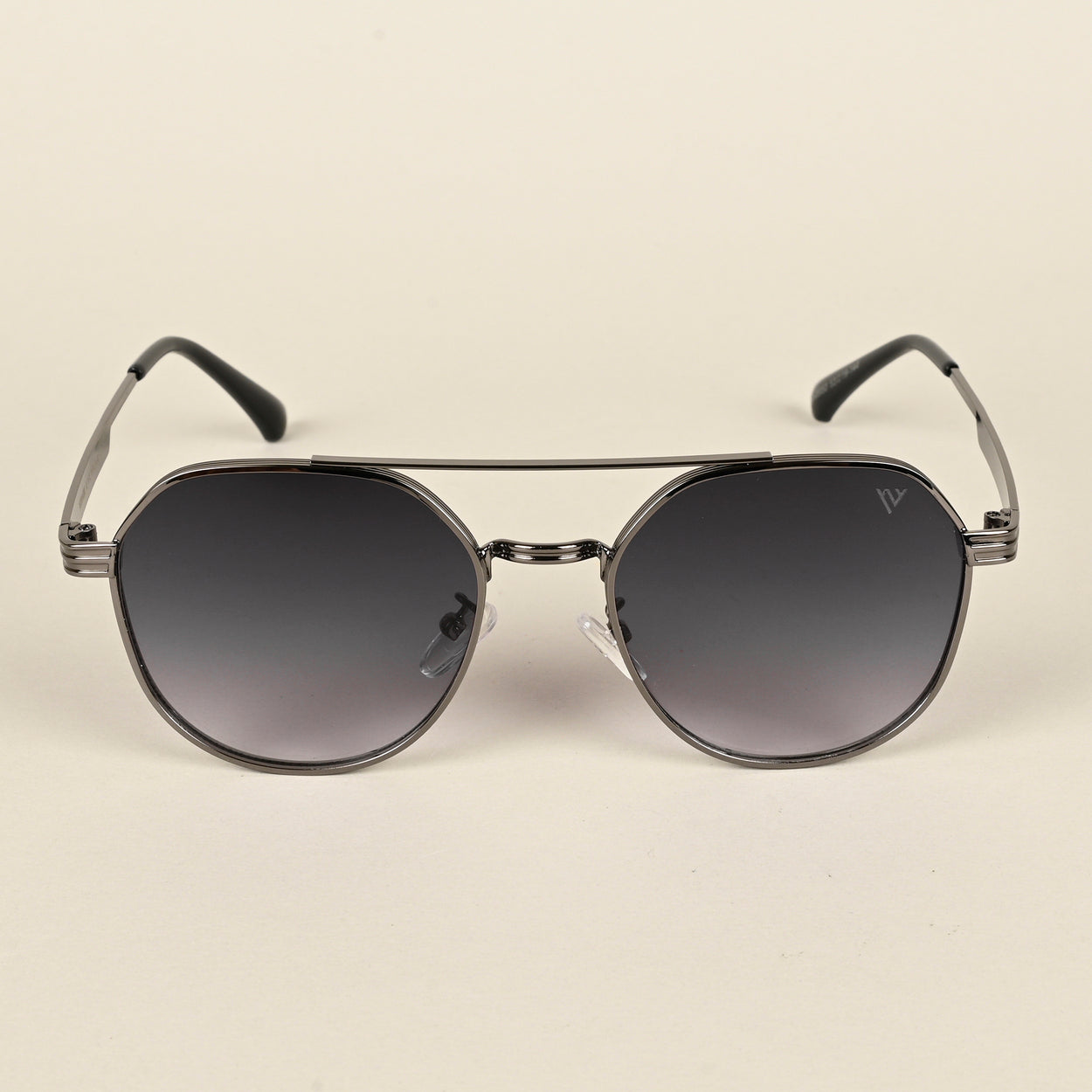Voyage Grey & Clear Round Sunglasses for Men & Women (8950MG4330)