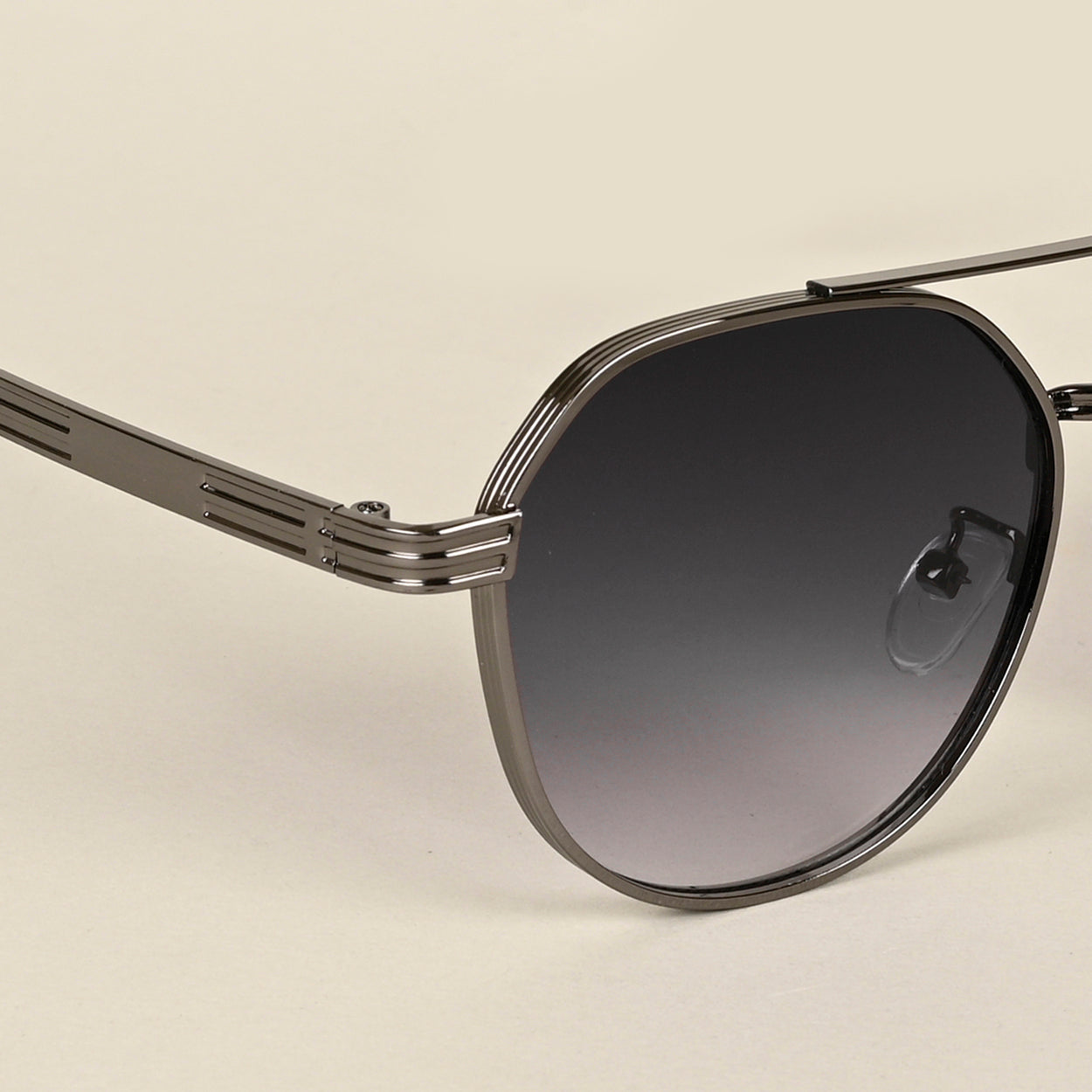 Voyage Grey & Clear Round Sunglasses for Men & Women (8950MG4330)