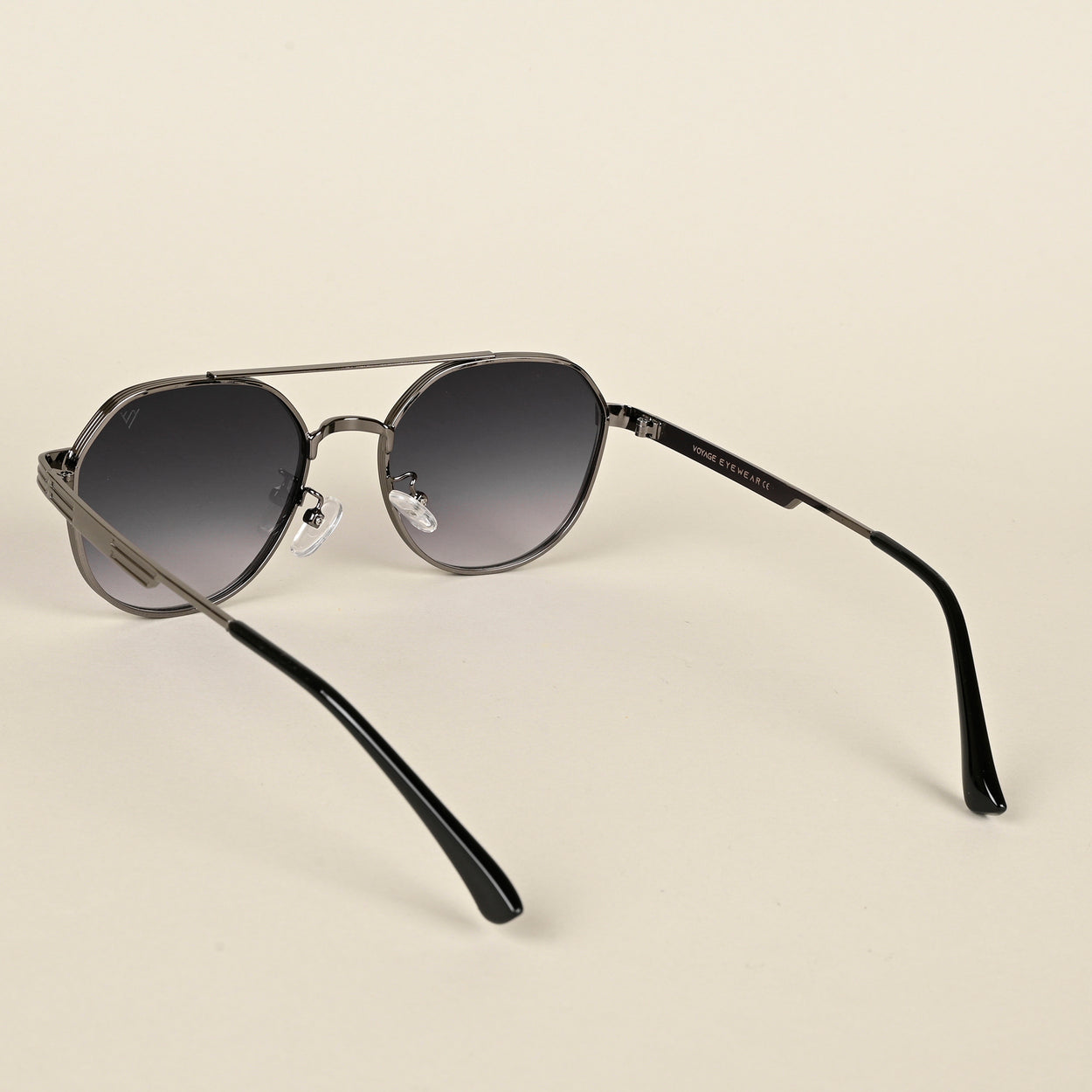 Voyage Grey & Clear Round Sunglasses for Men & Women (8950MG4330)