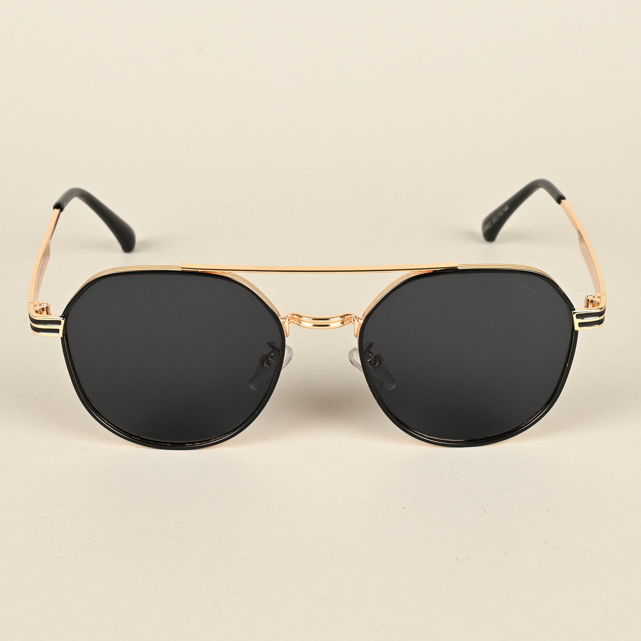 Voyage Black Round Sunglasses for Men & Women (8950MG4332)